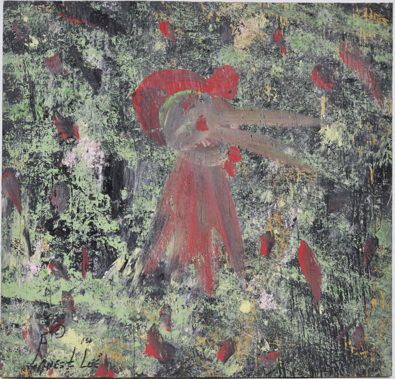 Earnest Lee Folkart Painting (1 of 2)