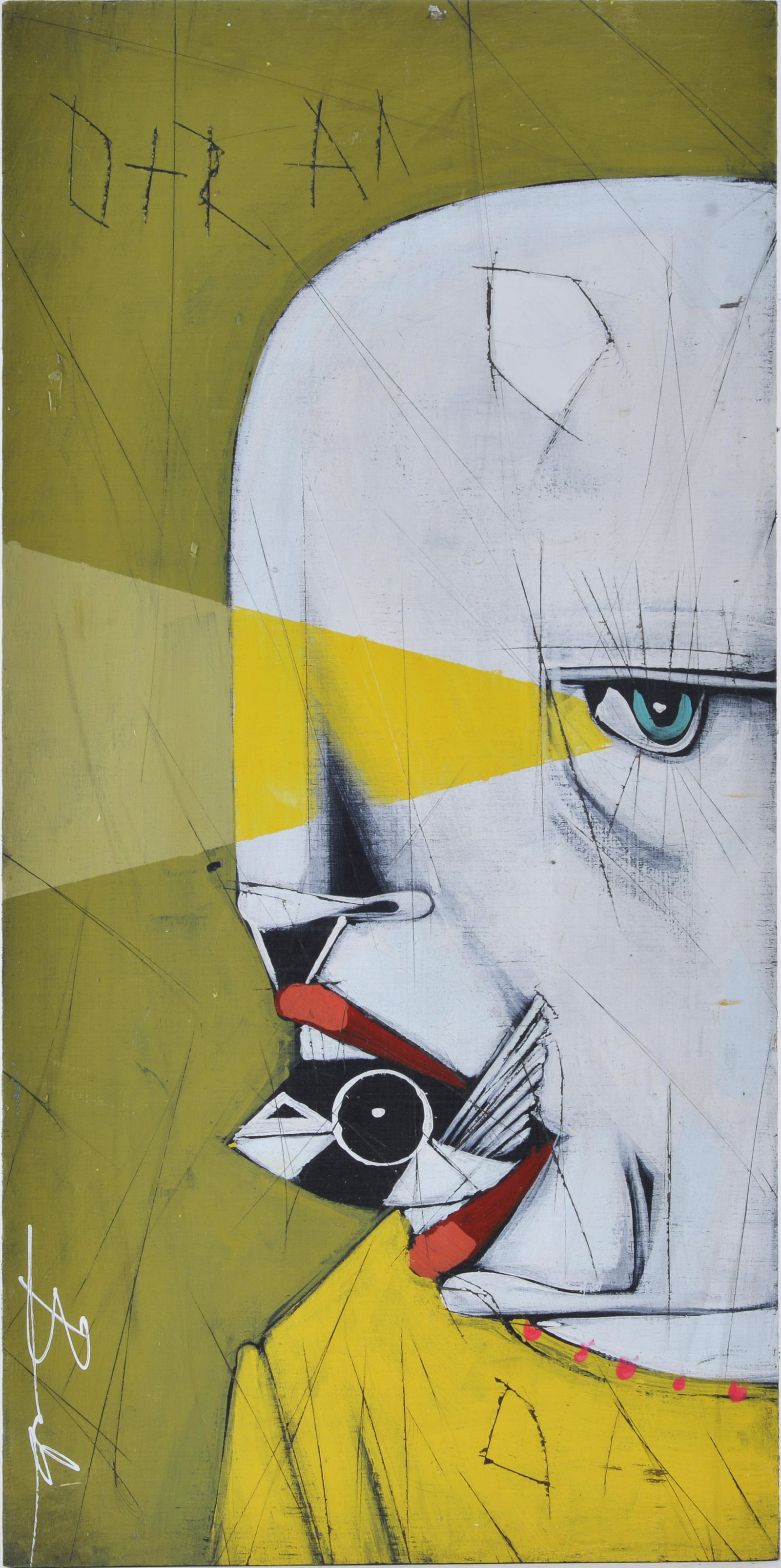 Michael Banks Folk Art Painting (1 of 2)