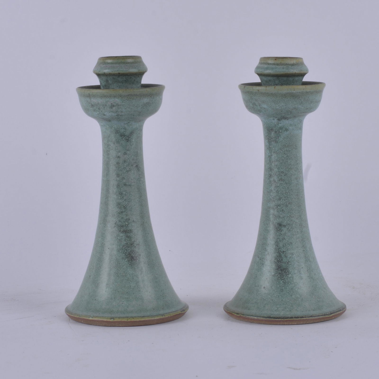 Jugtown Pair Candle Sticks (1 of 2)