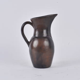 Catawba Indian Pottery Pitcher: signed on bottom 11.5"