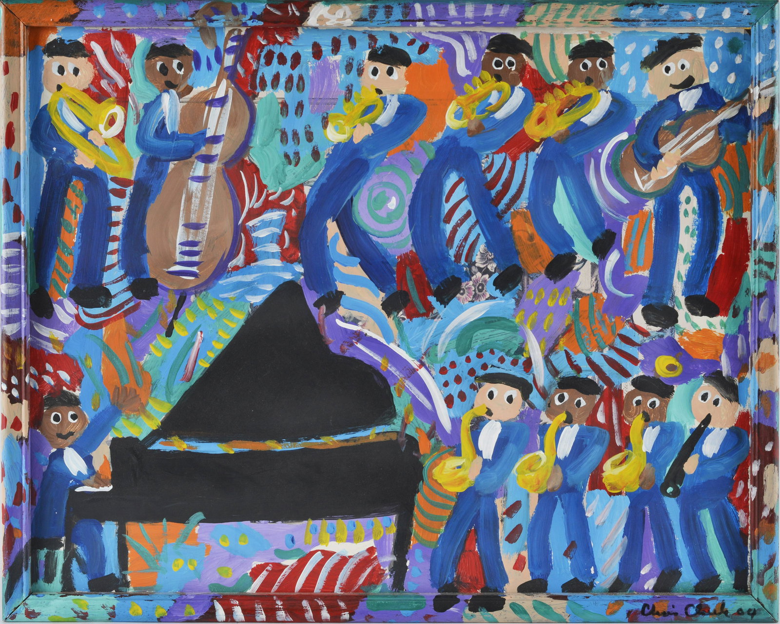 Chris Clark Folk Art Painting (1 of 3)