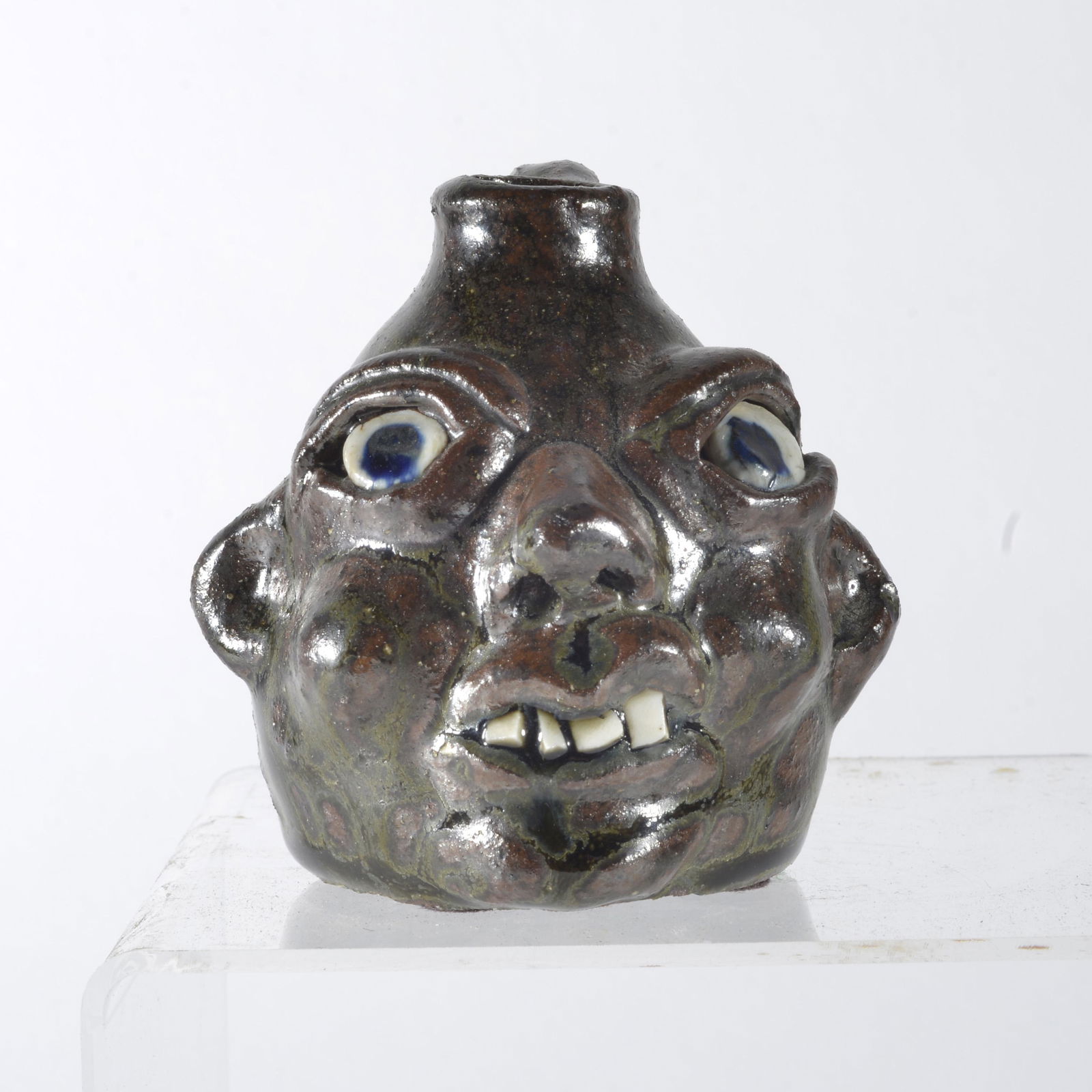 Grace Nell Hewell Miniature Face Jug (1999) (1 of 3)