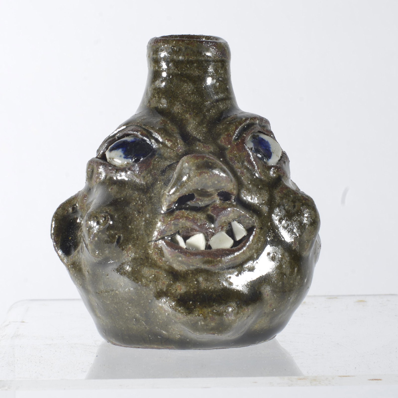 Grace Nell Hewell (2004) miniature face jug (1 of 3)