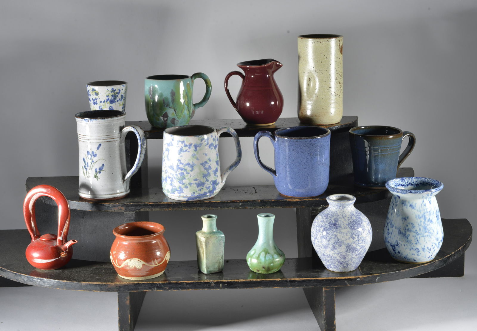 14 piece North Carolina Pottery Group (1 of 5)