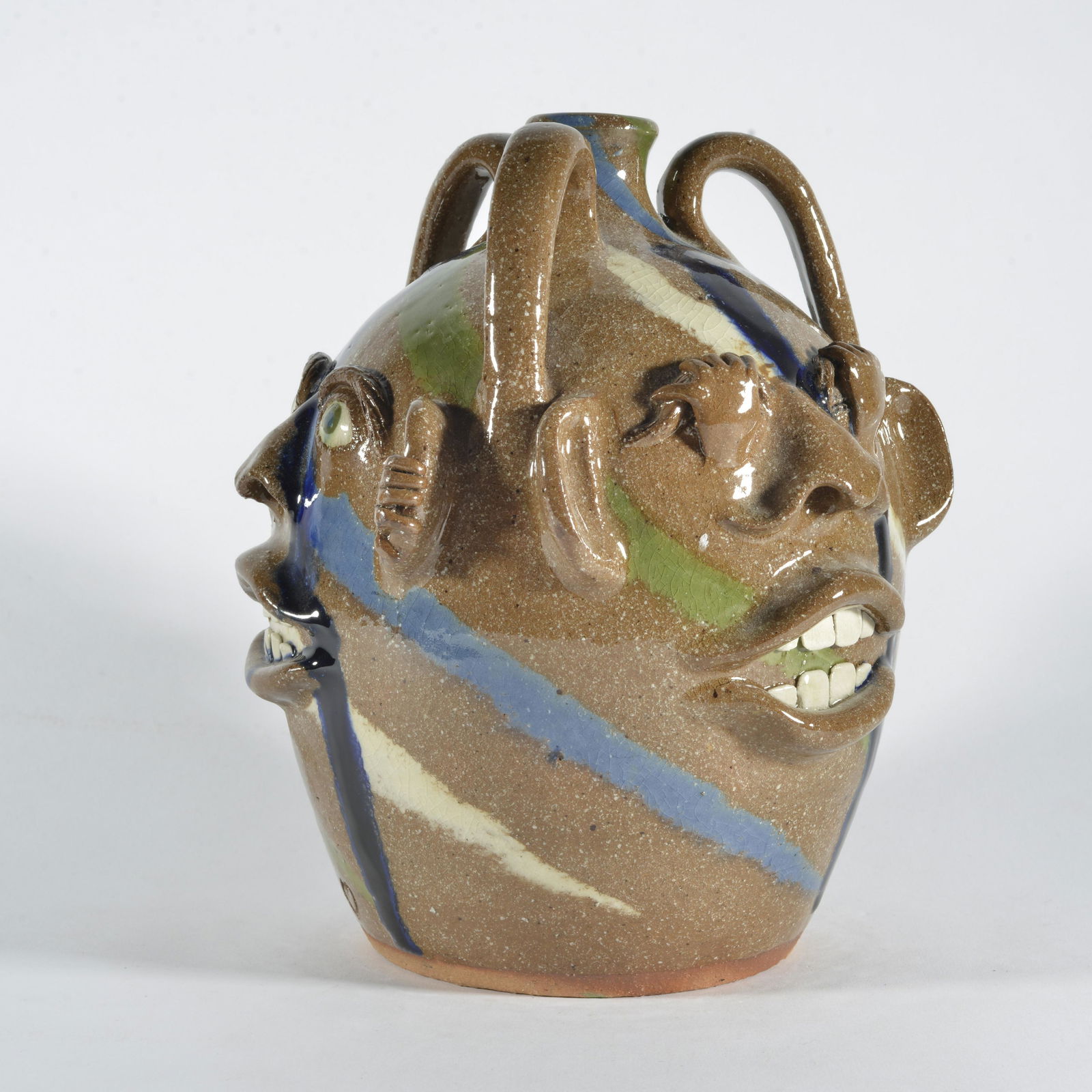 Joe Reinhardt Triple Face Jug (1 of 5)