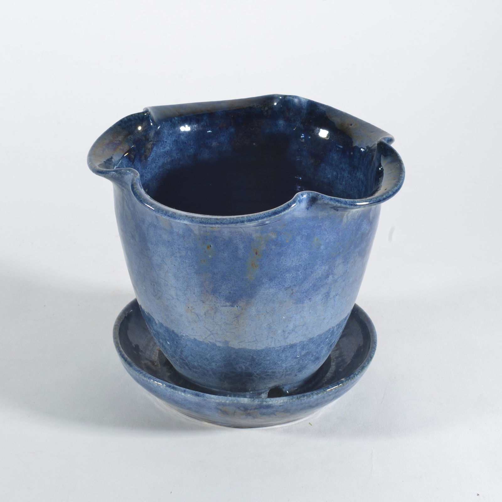 Kenneth George Ruffled Edge Vase (1 of 2)