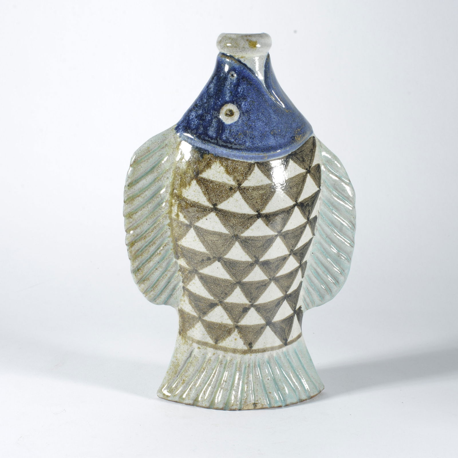 Matt Jones Pottery Fish Bottle (1 of 3)