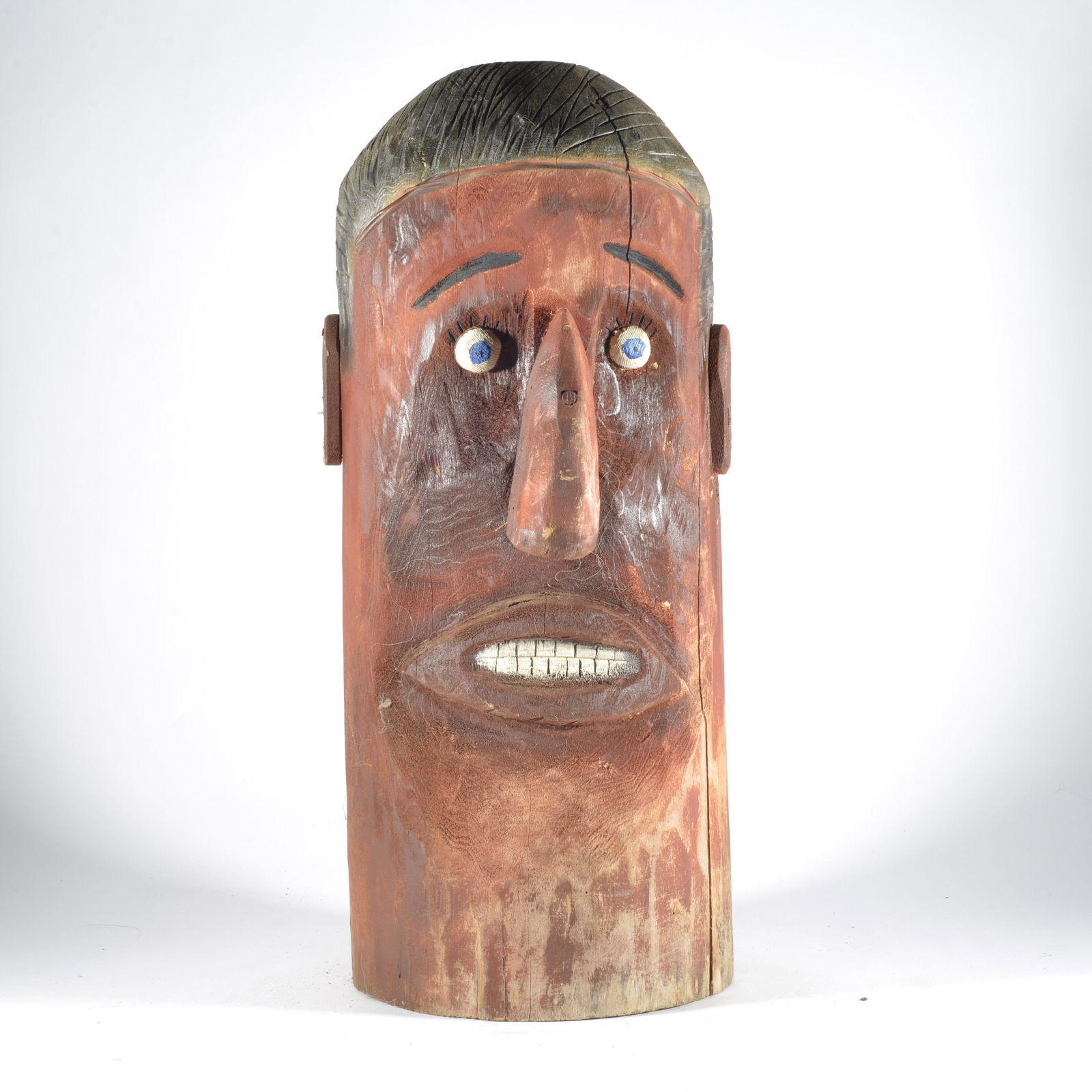 Ernie Richardson Carved Head (1 of 5)
