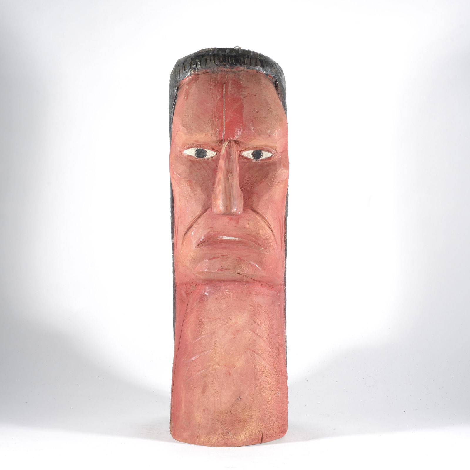 Ernie Richardson Carved Head Native American (1 of 4)