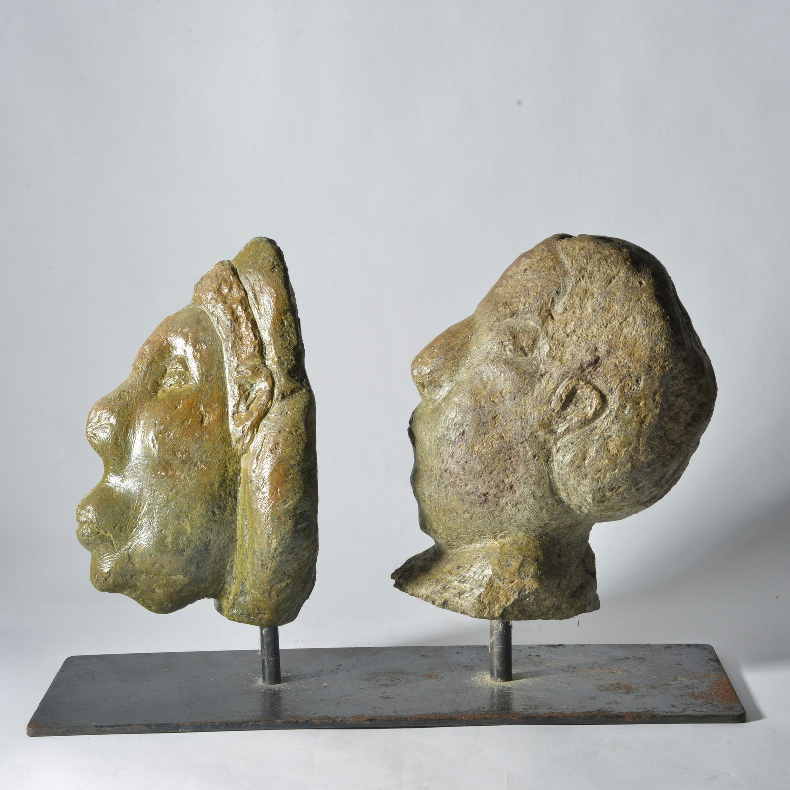Charles Simmons Carved Stone Heads (1 of 4)