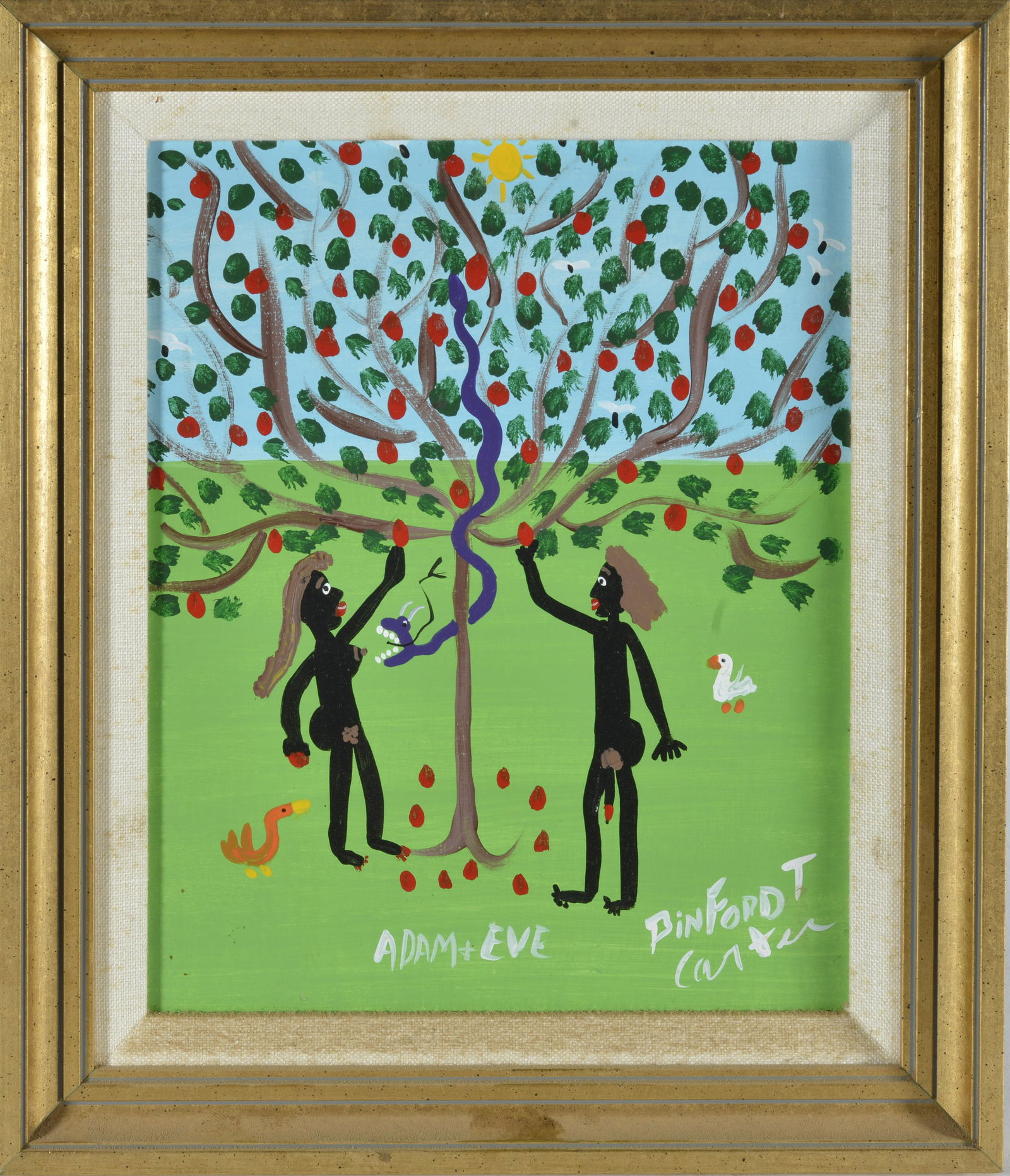 Benny Carter Adam and Eve Painting (1 of 2)