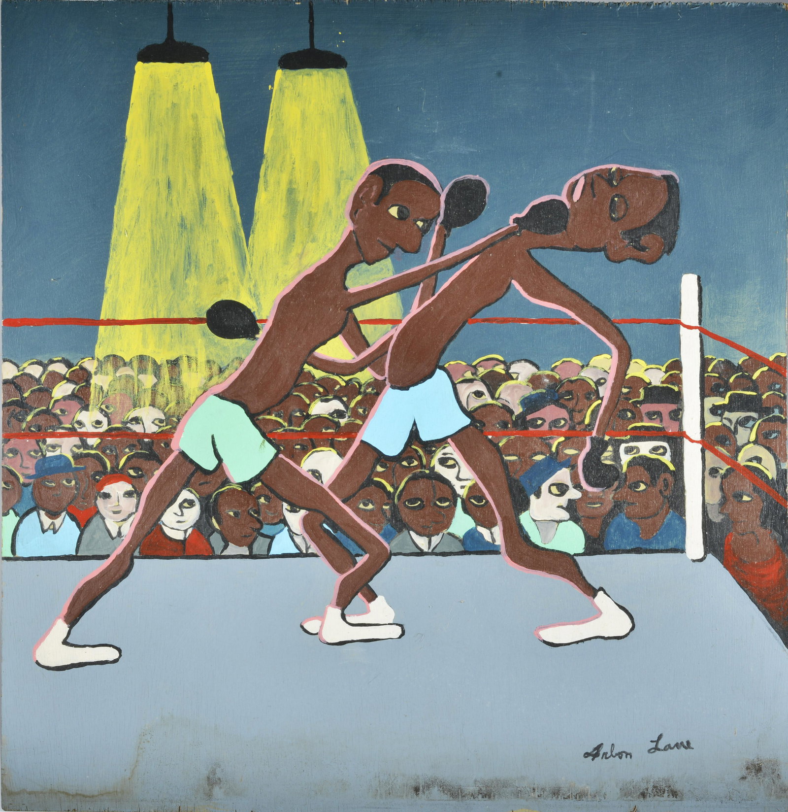 Arbon Lane Painting of Boxing (1 of 1)