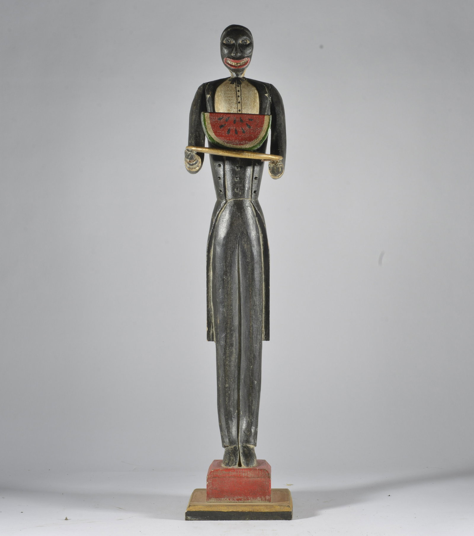 P. Schifferl Folk Art Butler Statue (1 of 3)