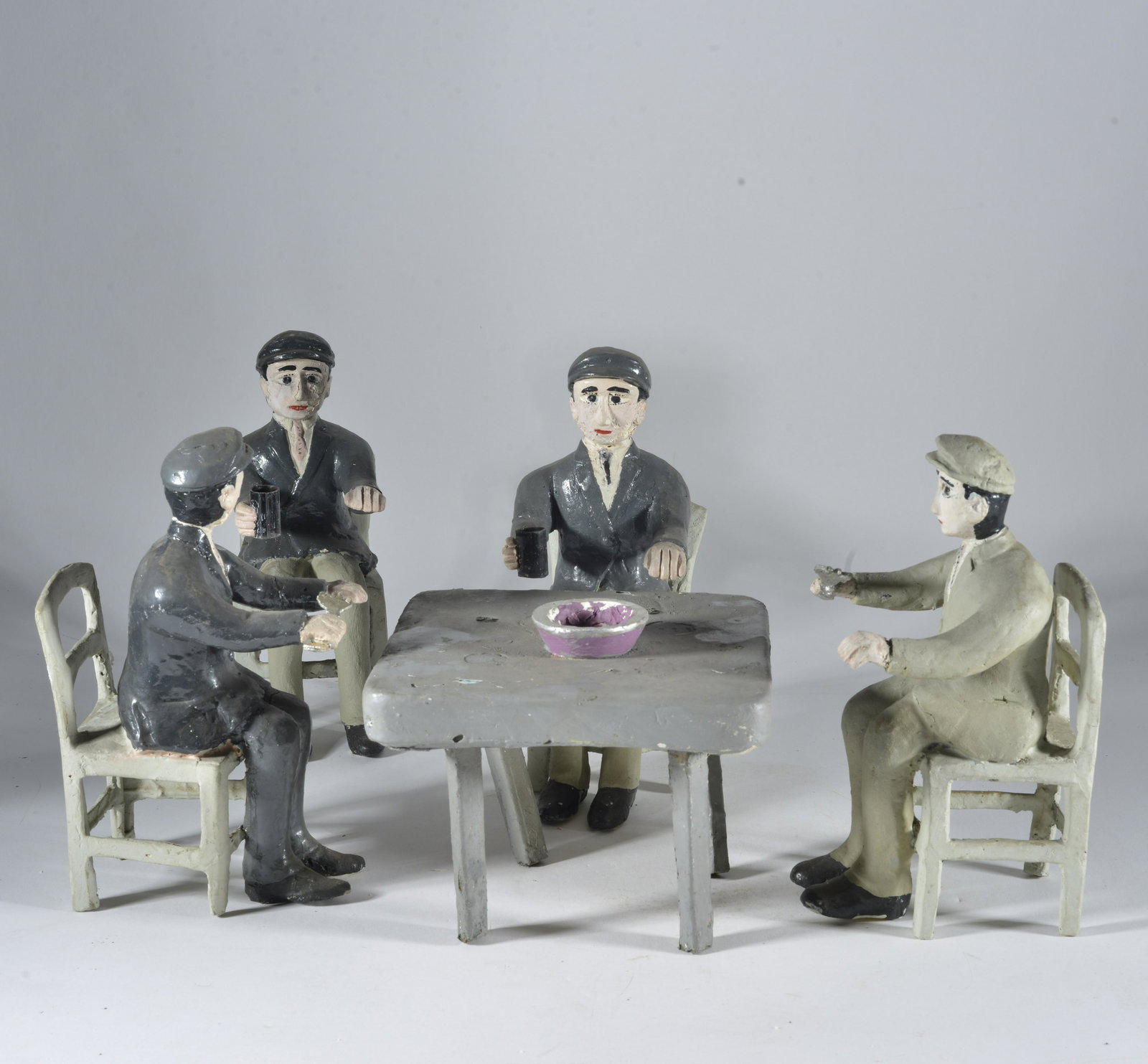 Folk Art Country Store with Folk Art Men (1 of 9)