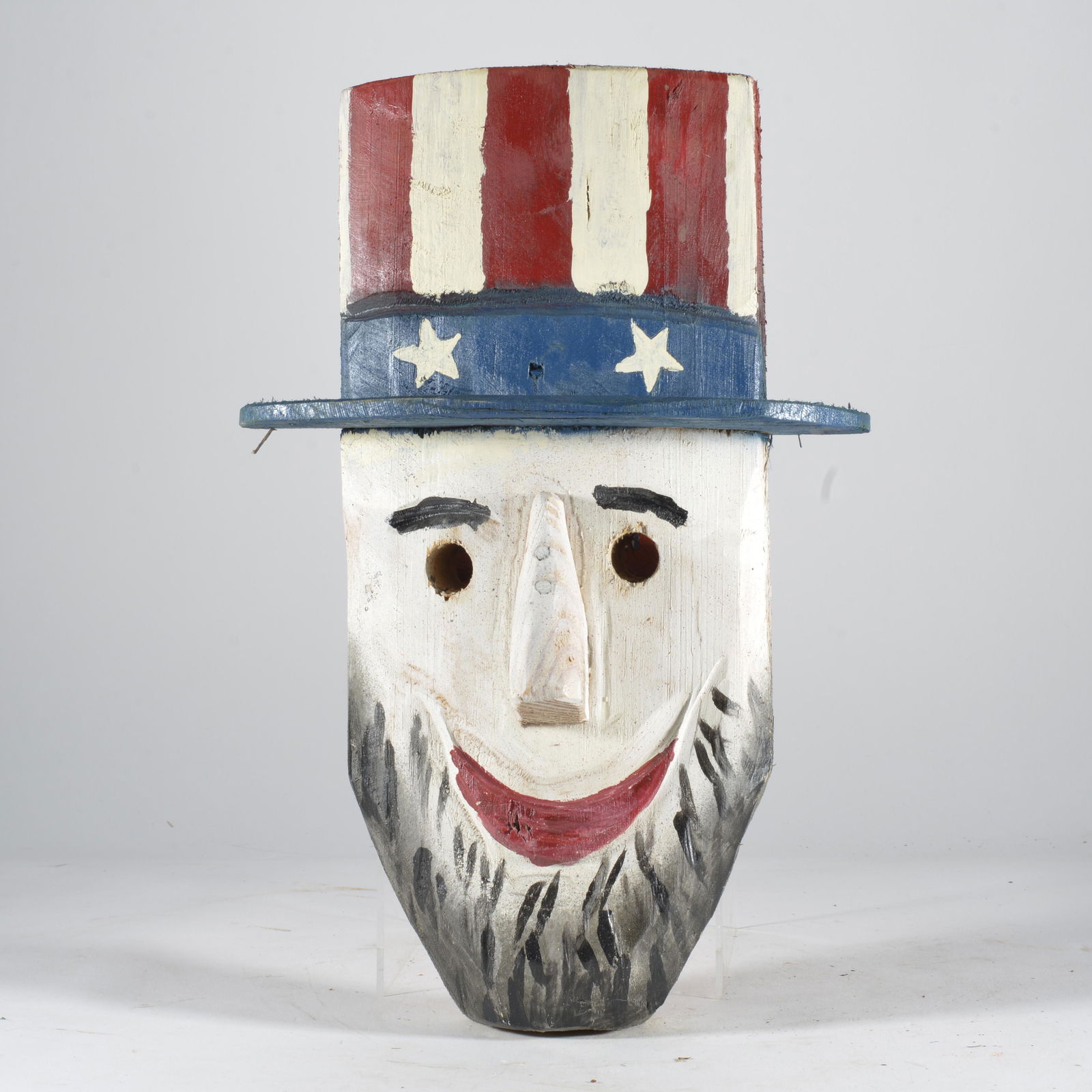 Ernie Richardson Wood Carved Face (1 of 2)