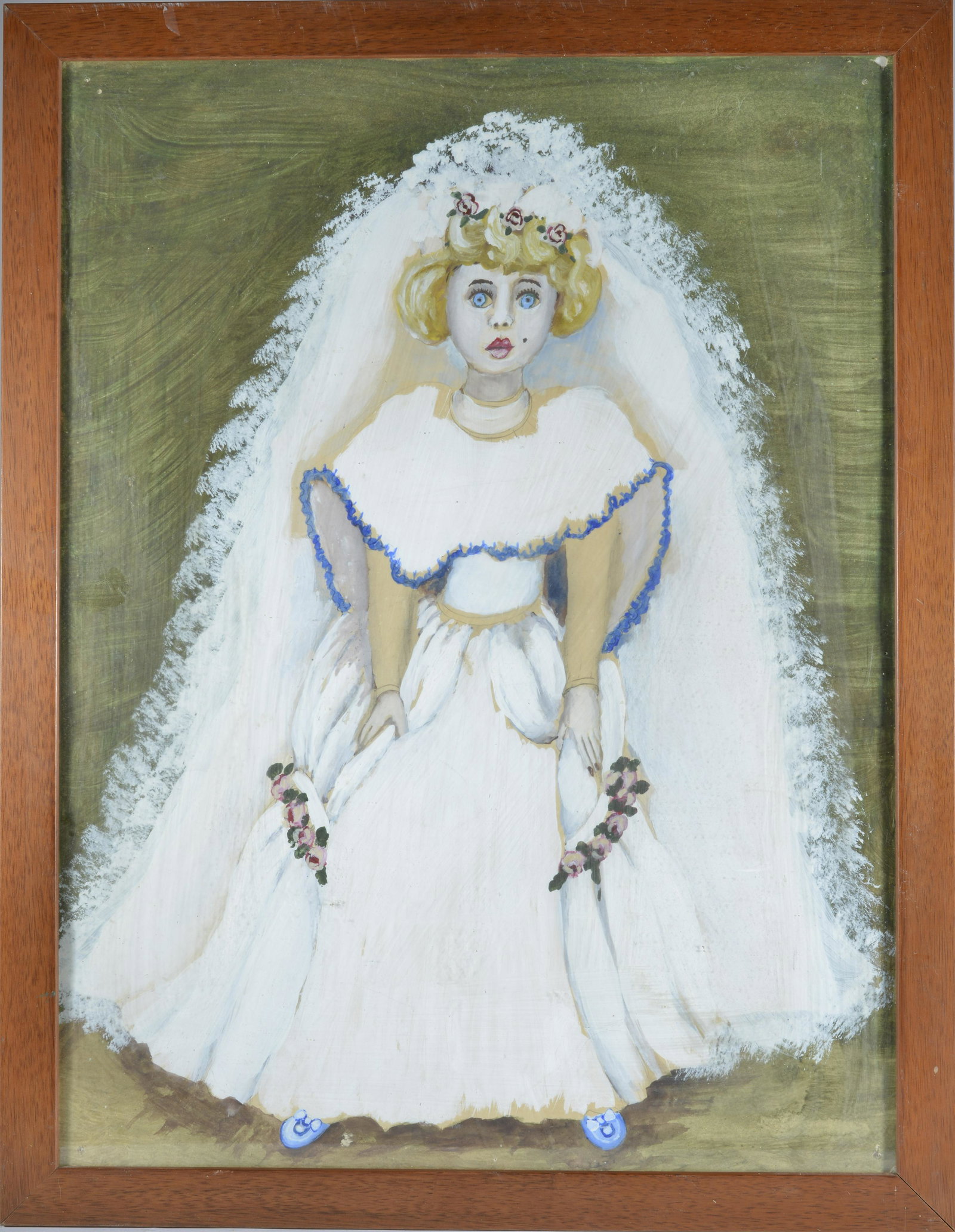 Phyllis Long "Po Phil" Folk Art Painting (1 of 1)