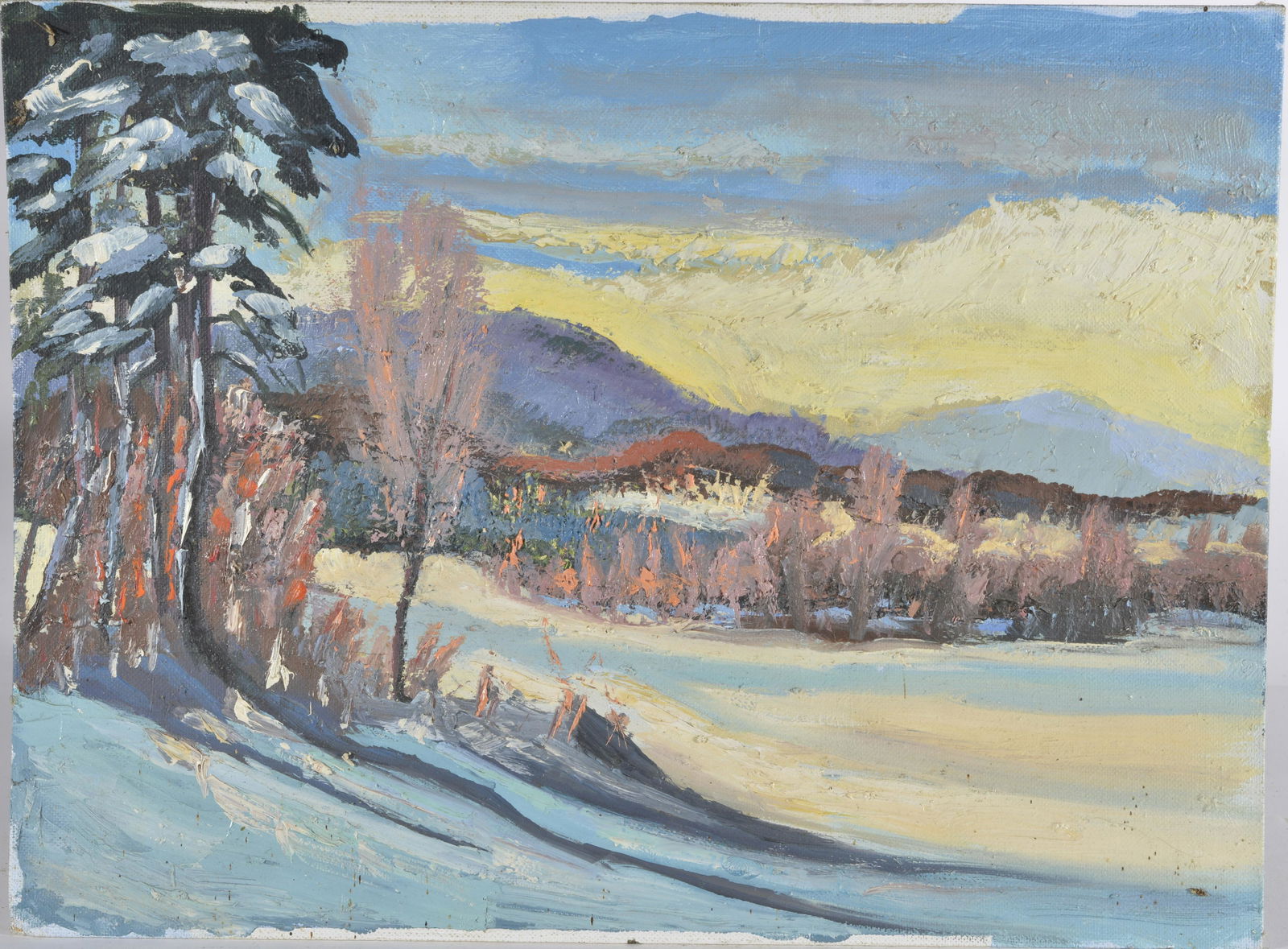 Marvin W Myers Carved Painted Panel (1 of 1)