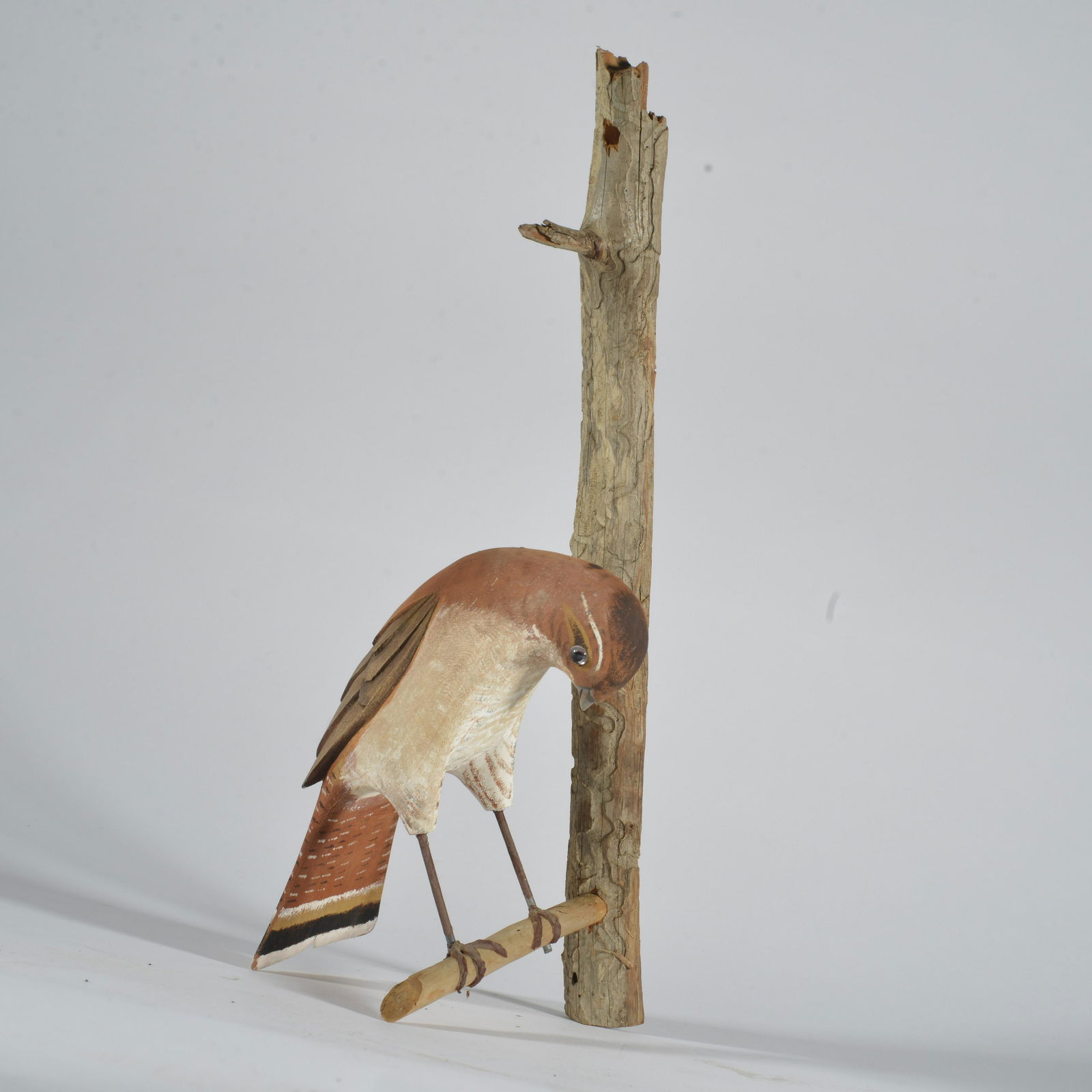 Folk Art Wood Carved Bird (1 of 3)