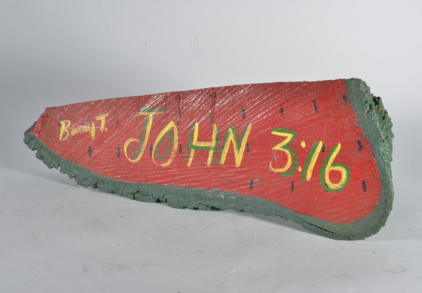 Benny Carter Wooden Watermelon Slice (1 of 3)