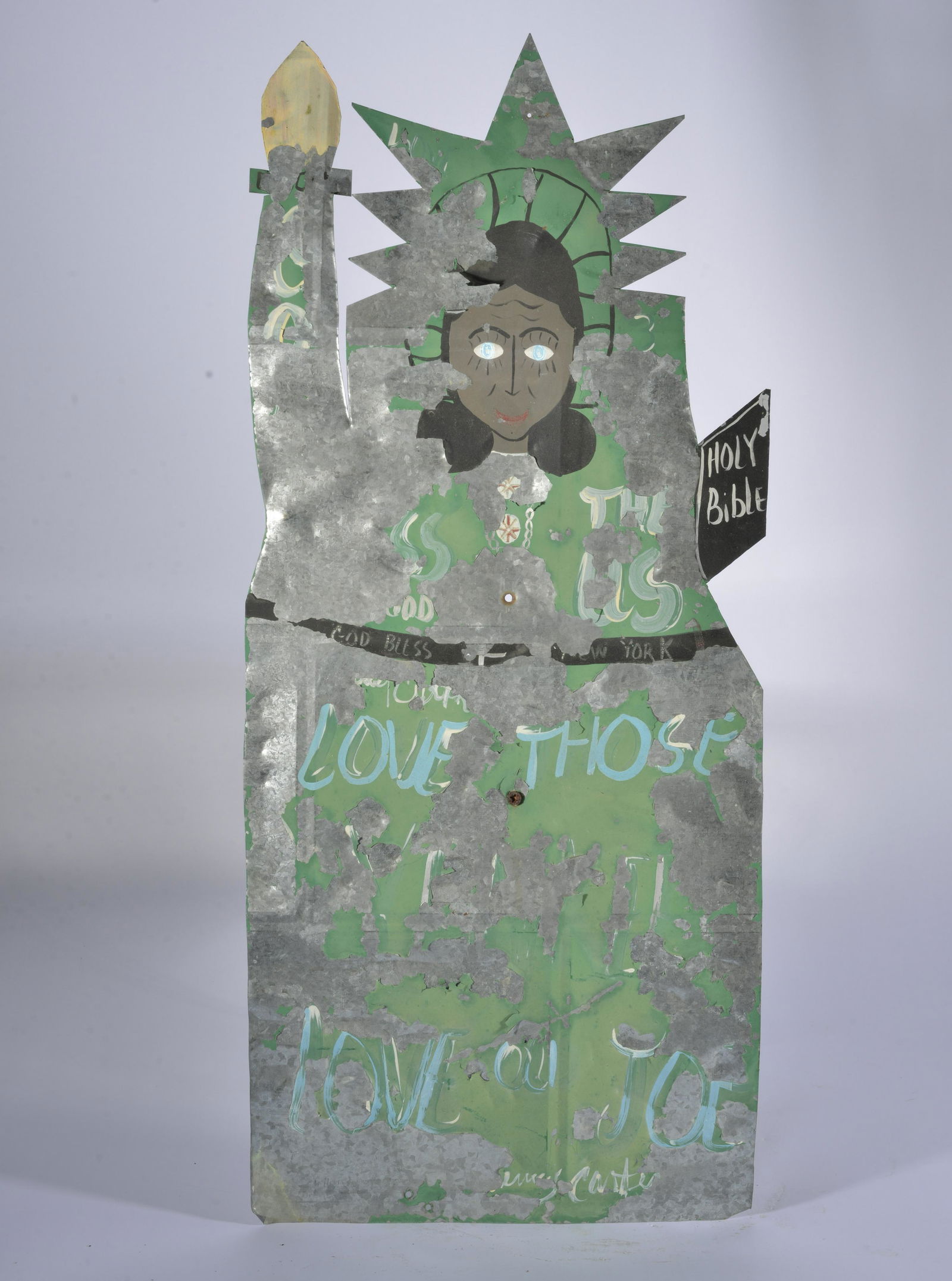 Benny Carter Folk Art Tin Cutout (1 of 2)