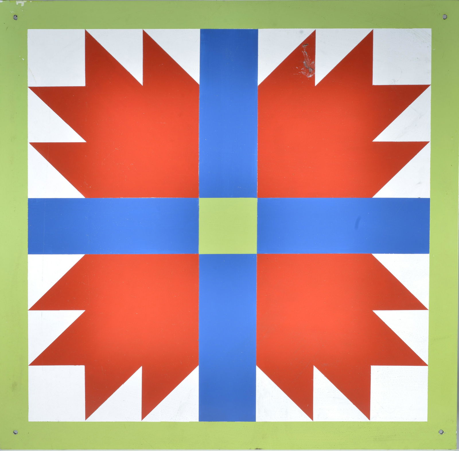 folk art metal barn sign (1 of 1)