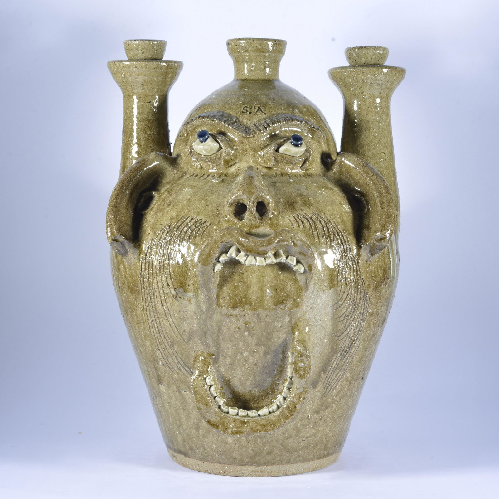 Steve Abee Candelabra face jug (1 of 5)