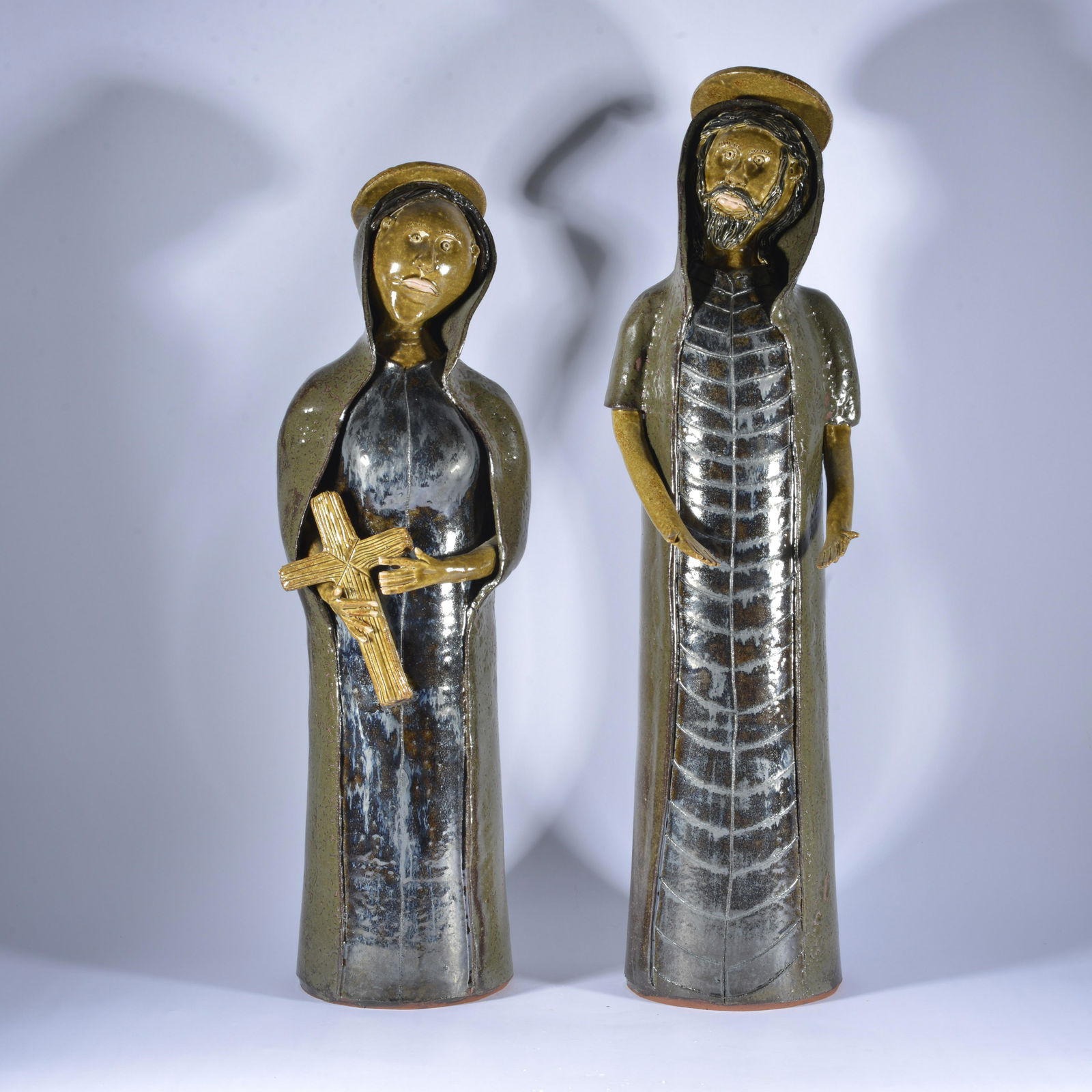 Marvin Bailey Jesus & Mary figures (1 of 6)