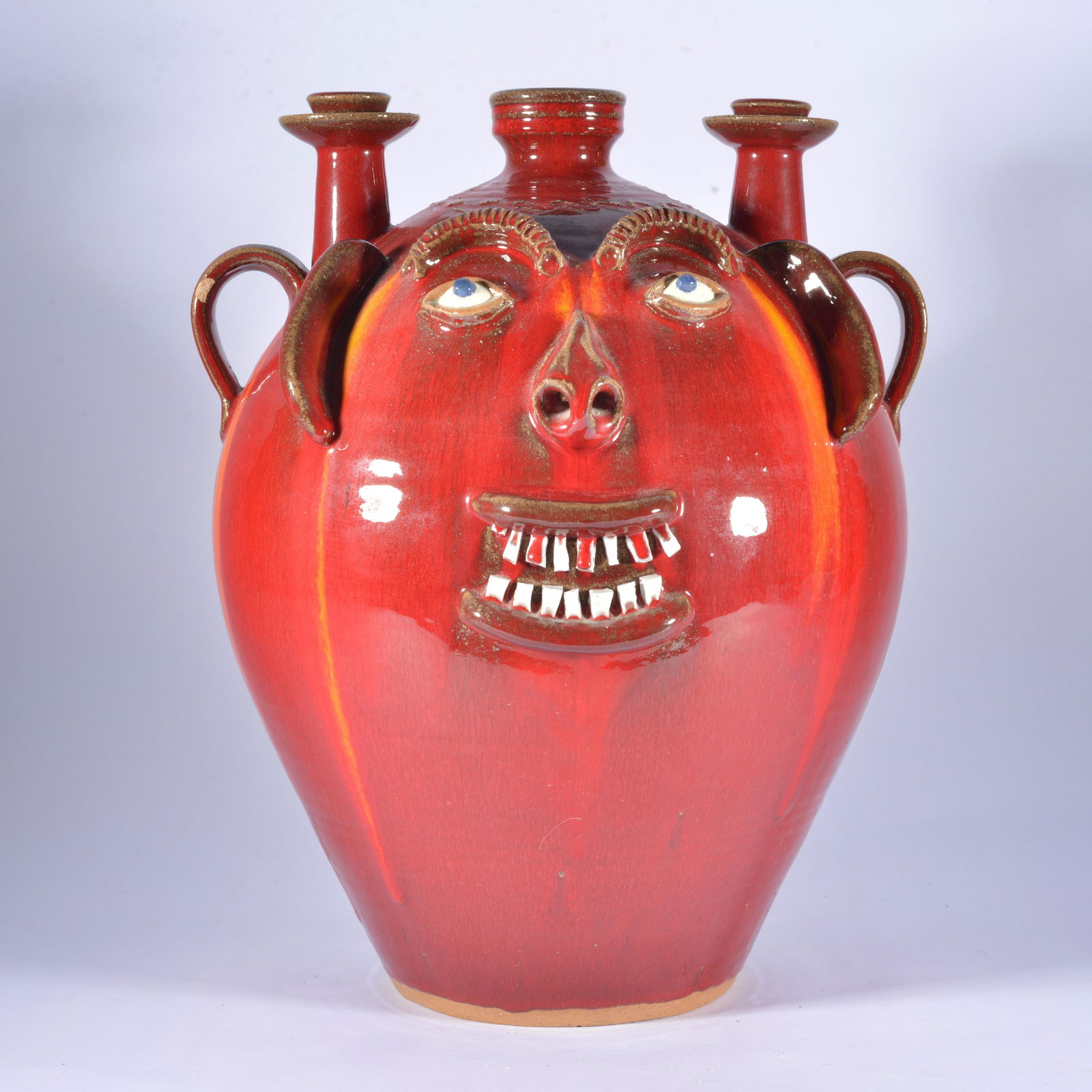 AV Smith Candelabra Face jug (1 of 4)