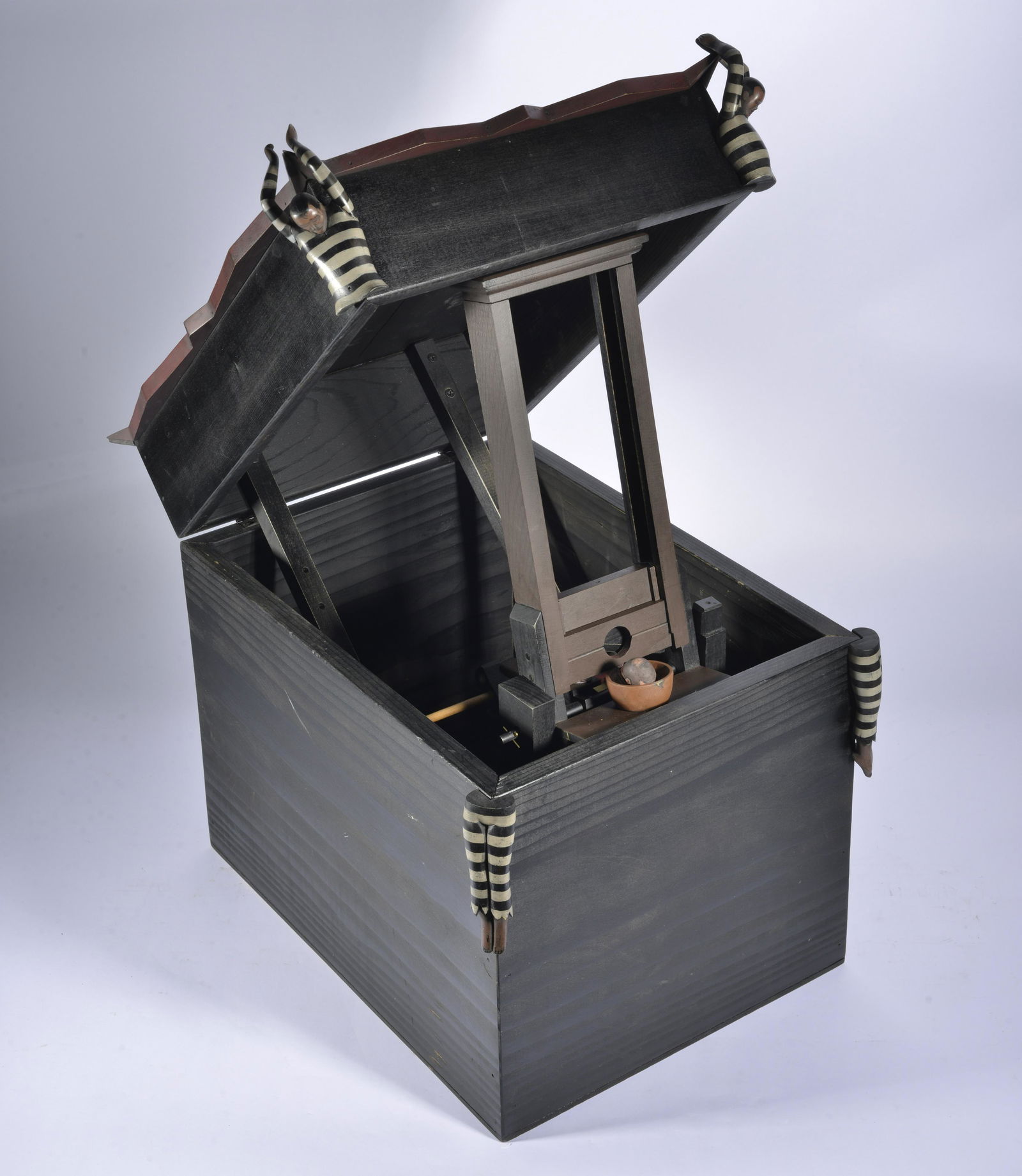 Steve Armstrong Guillotine Folk Art Box (1 of 6)