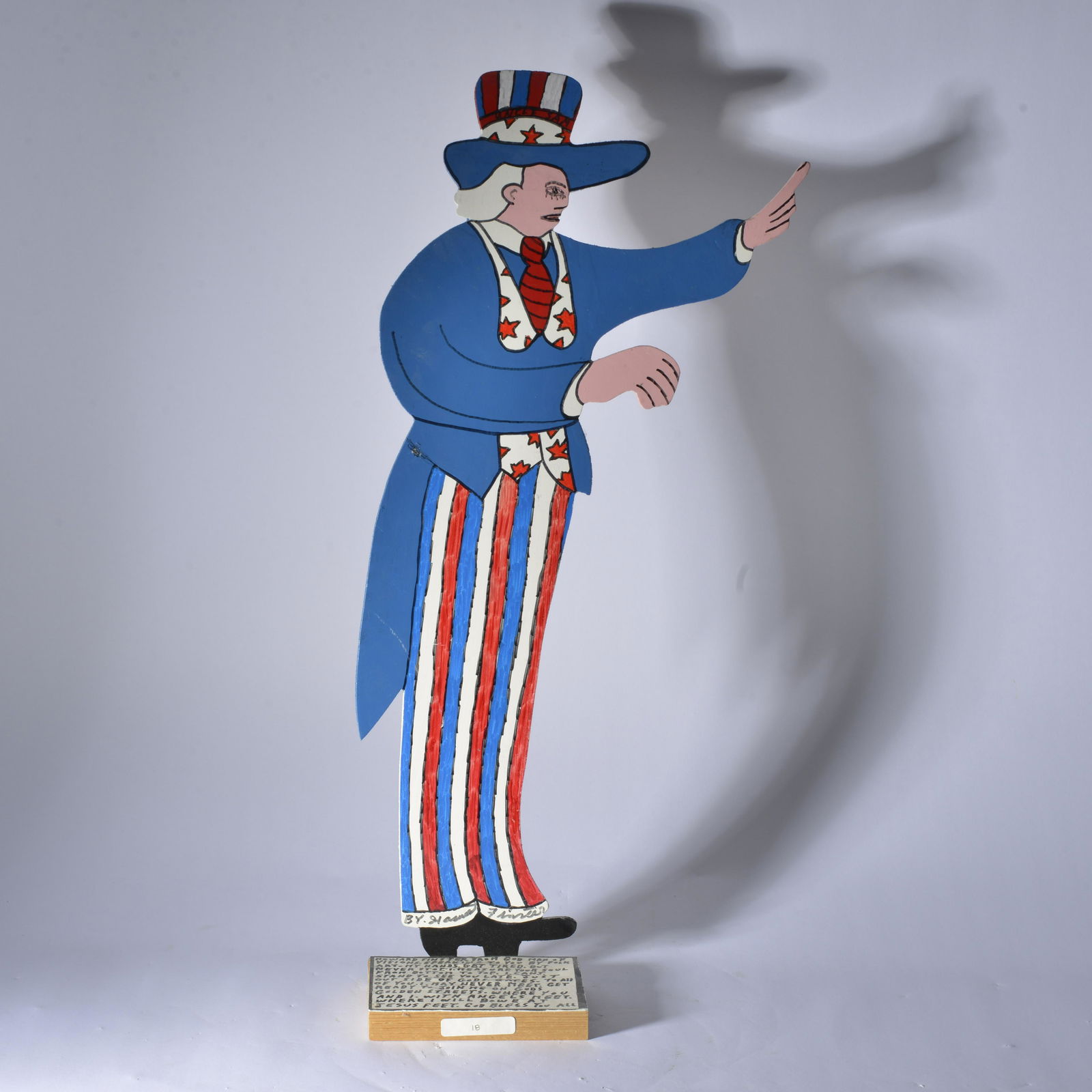 Howard Finster Wood Cut Out No. 33,401 (1 of 5)