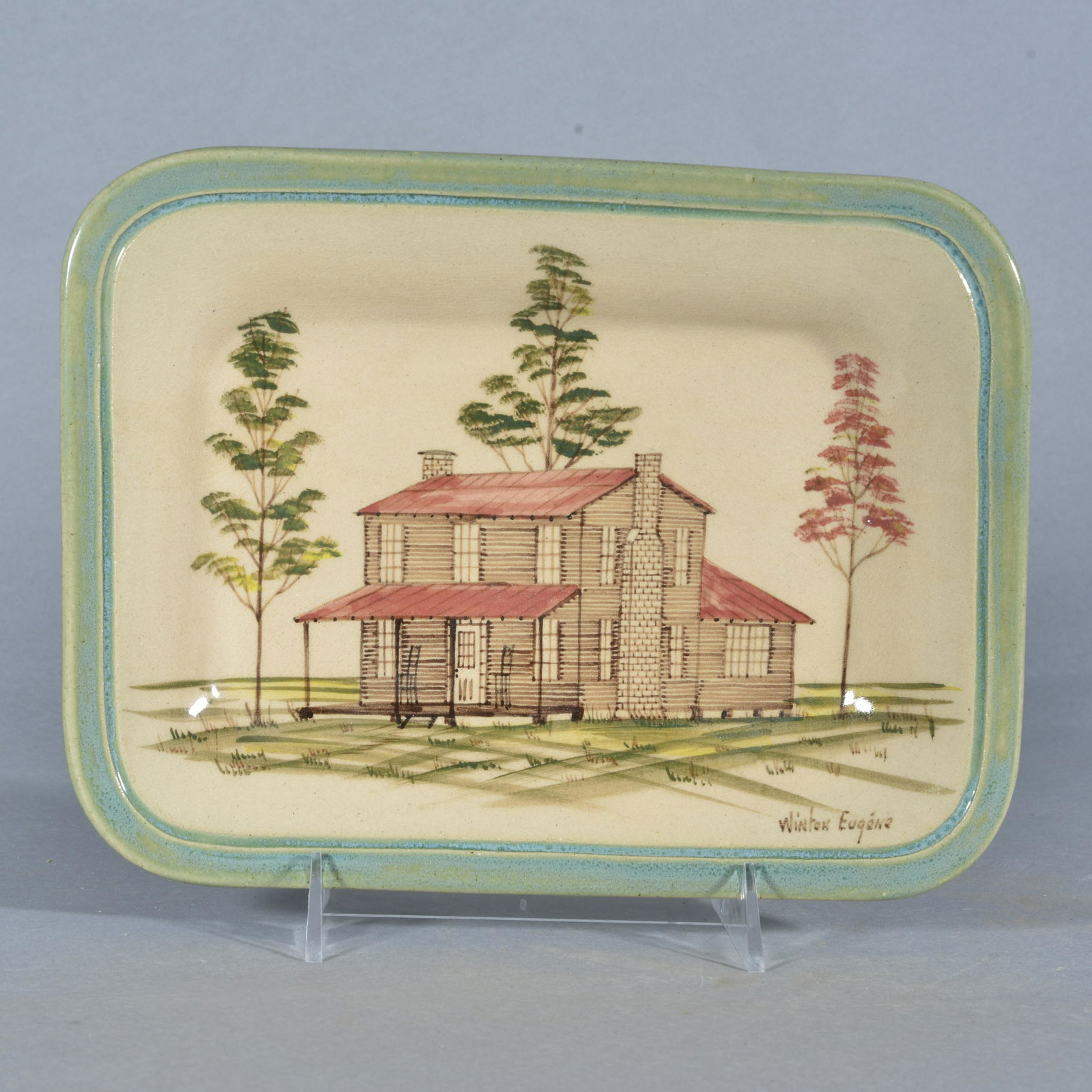 Winton and Rosa Eugene Plate (1 of 3)