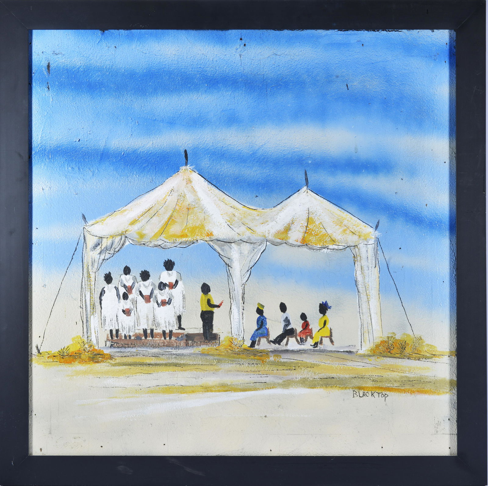 Blacktop "Ken Gentle" Painting (1 of 4)