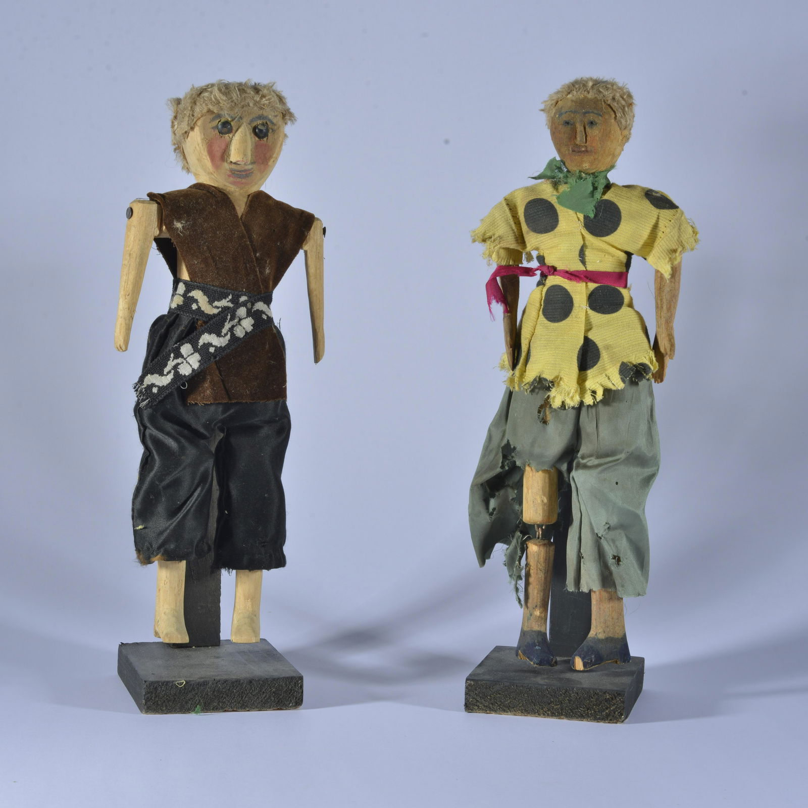 Articulated Folk Art Dolls ca. 1910 (1 of 7)