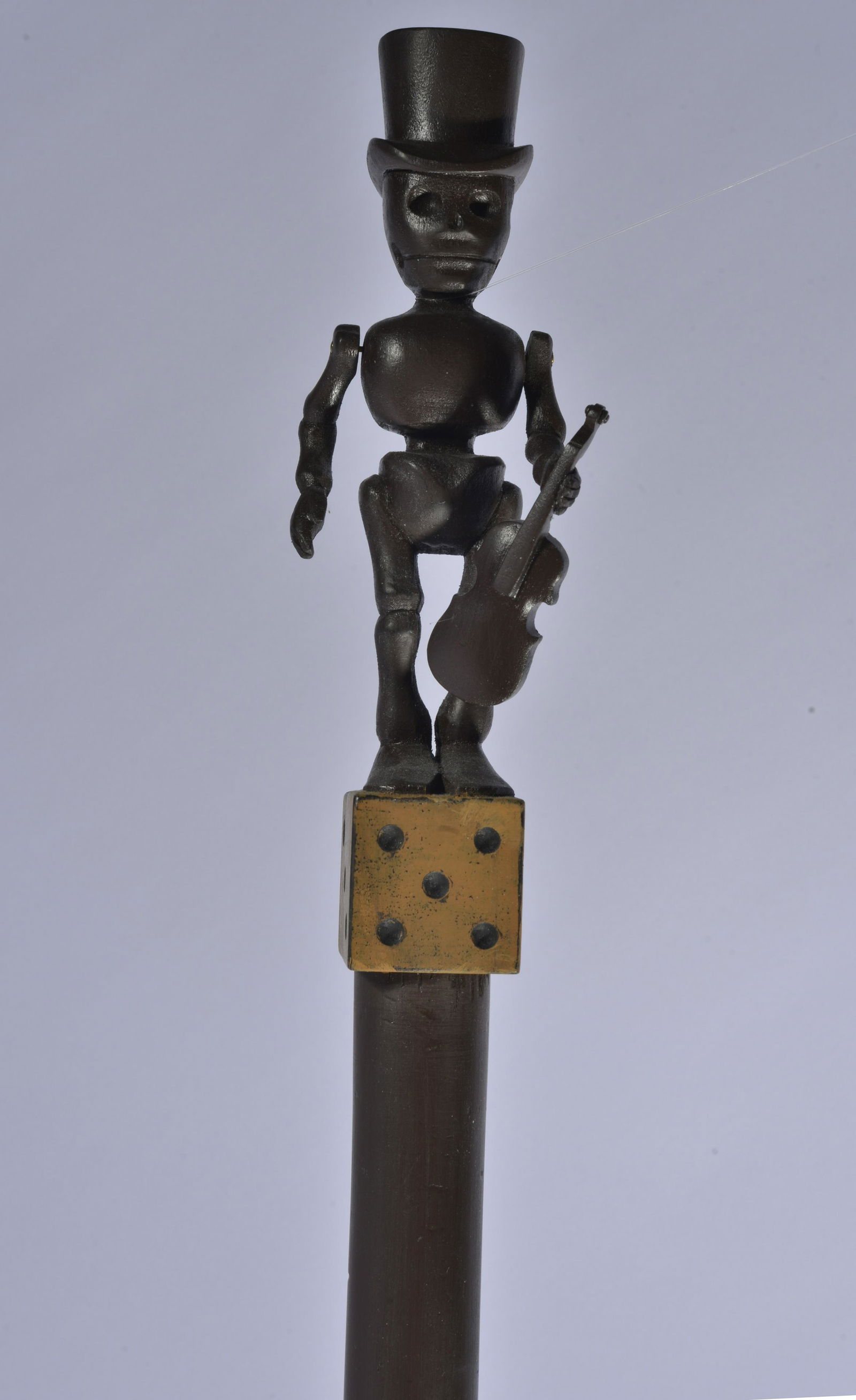 Steve Armstrong Folk Art Walking Stick Cane (man (1 of 4)