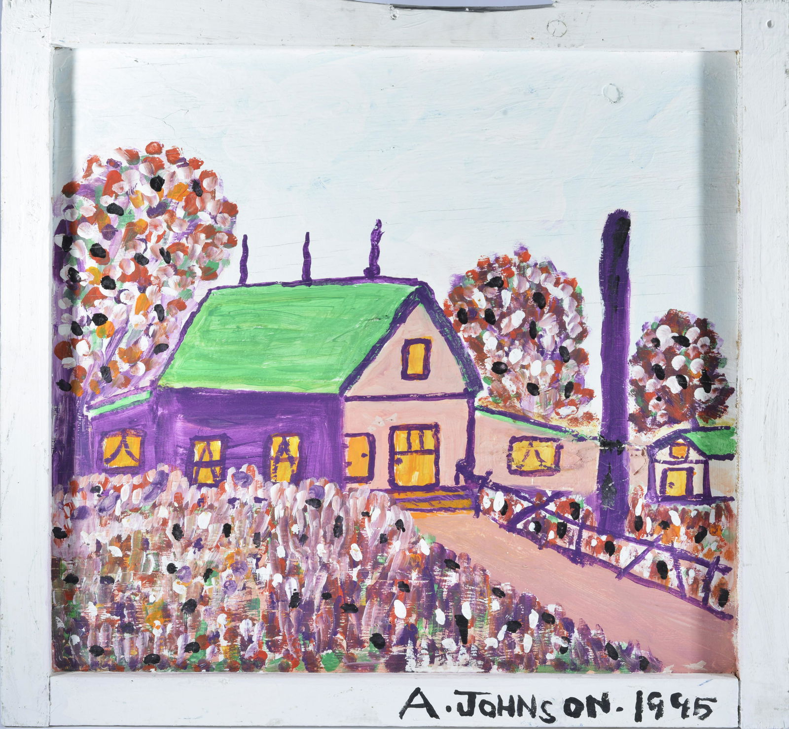 Anderson Johnson Folk Art Painting (1 of 3)