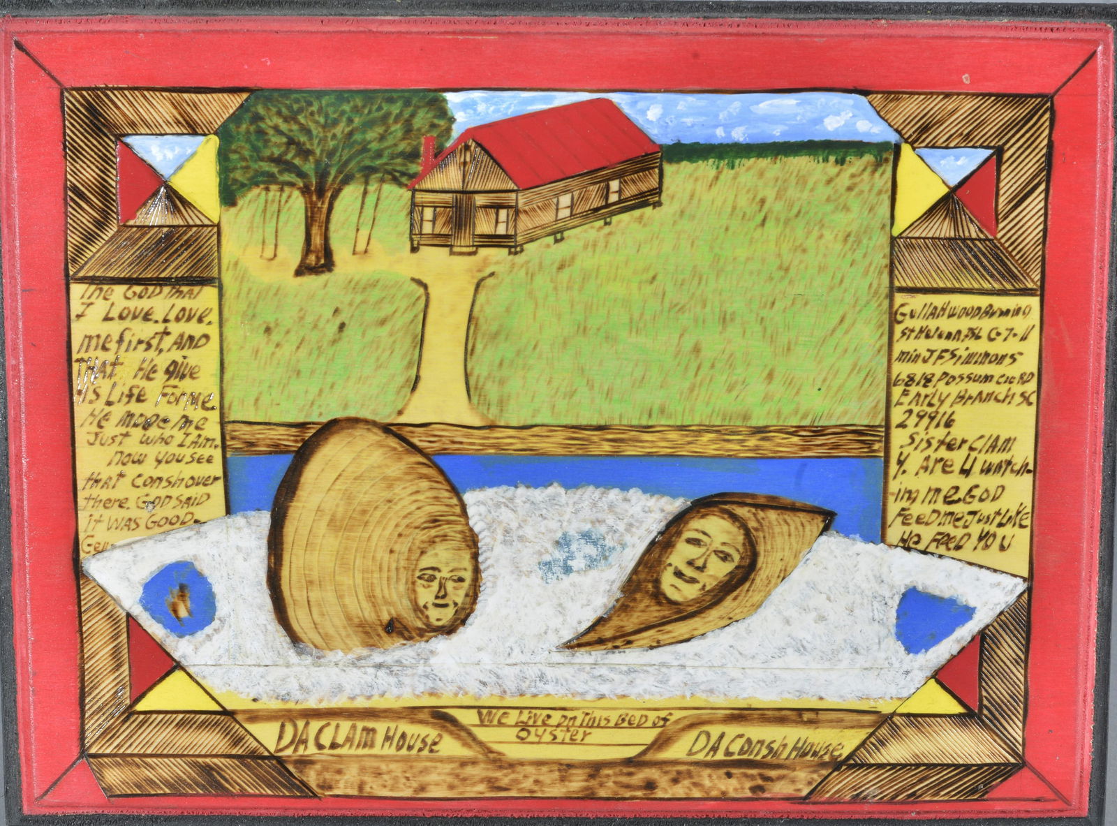 Rev Johnnie F Simmons Folk Art (1 of 2)