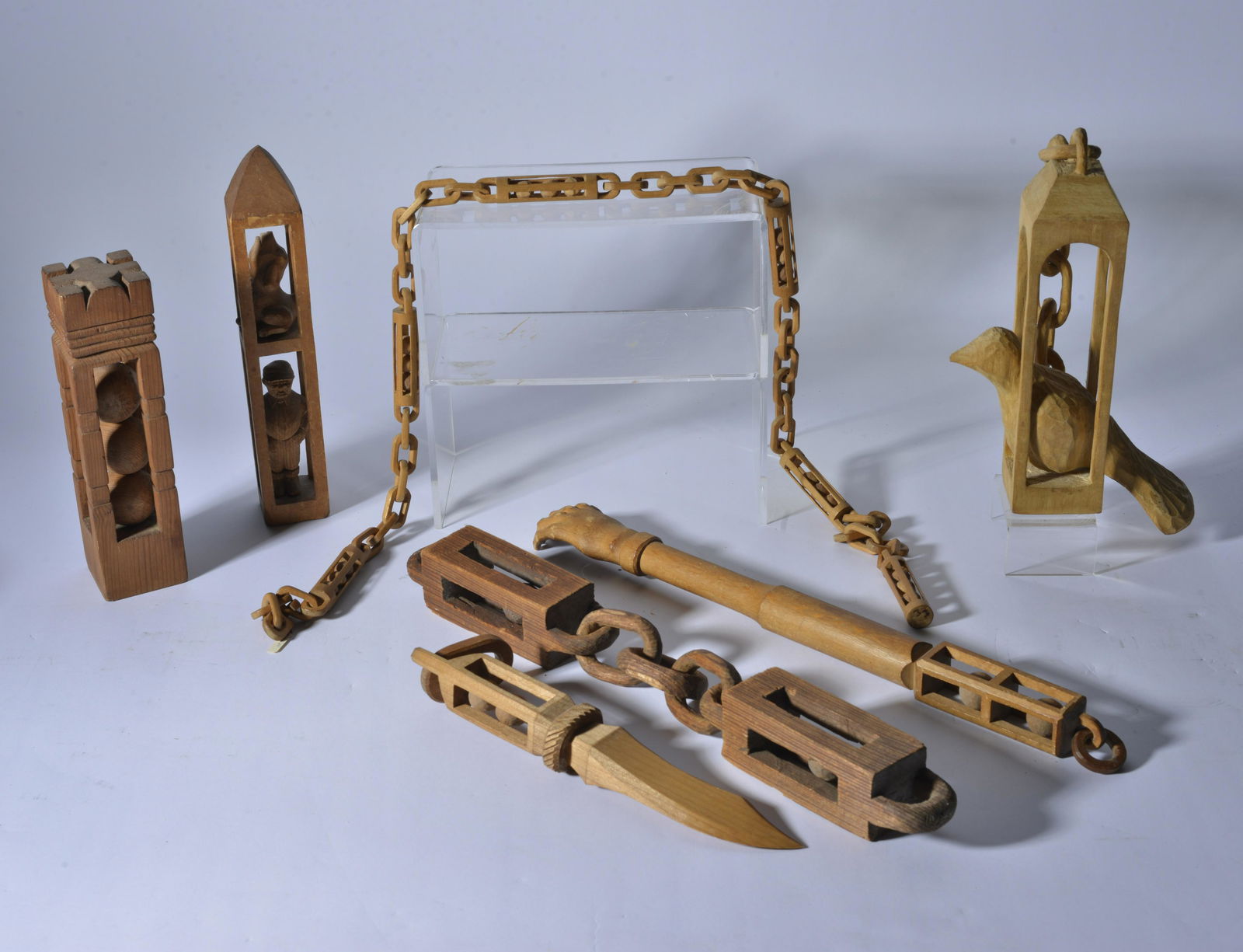 Folk Art Carving Grouping (1 of 5)