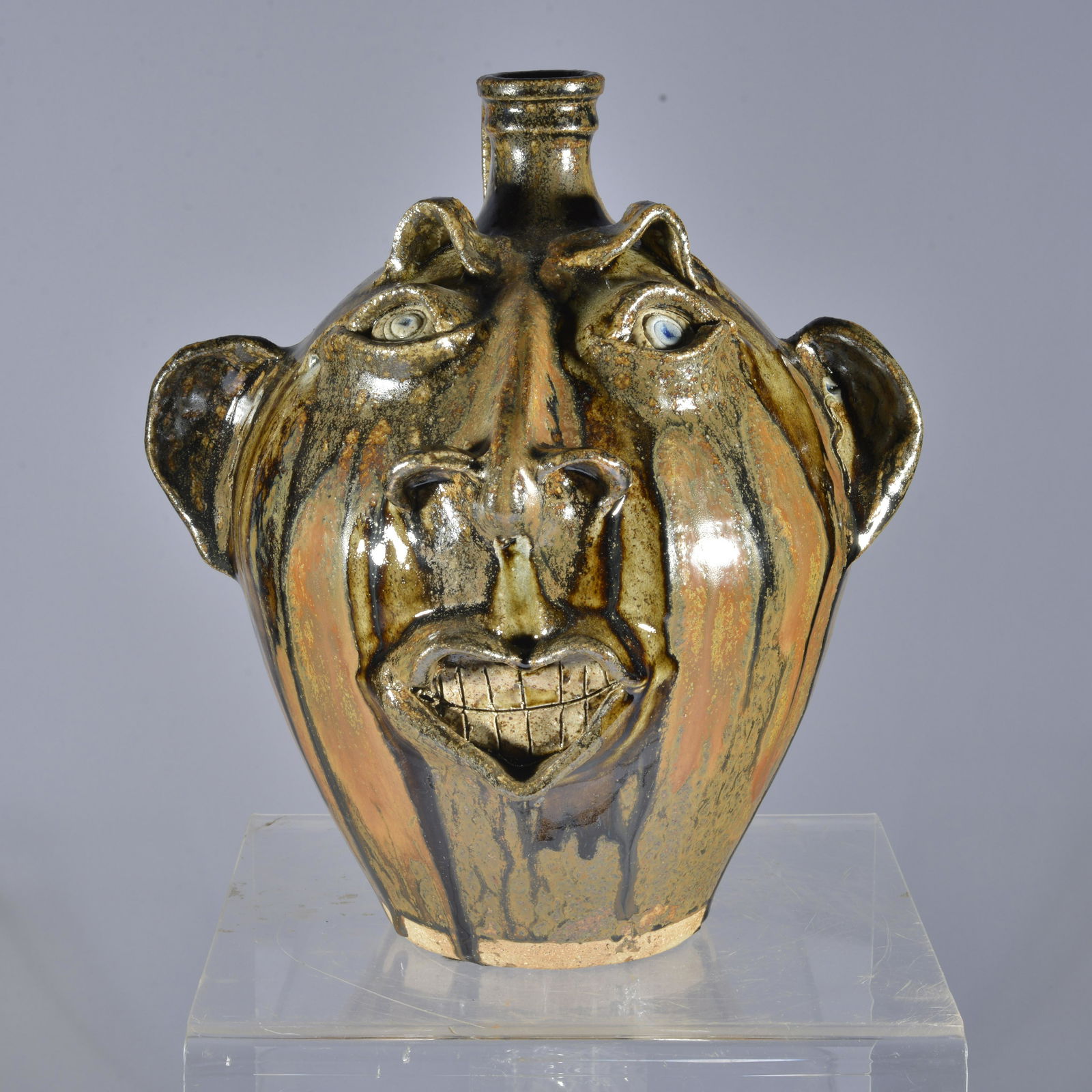 TOM WHITAKER FATHER & DAUGHTER ABBY JOINT FACE JUG (1 of 5)