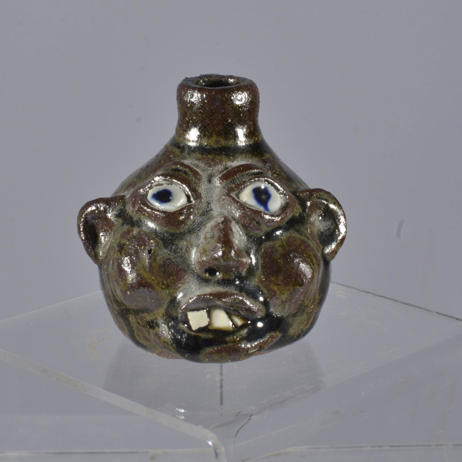 GRACE NELL HEWELL RARE MINIATURE FACE JUG (1 of 4)