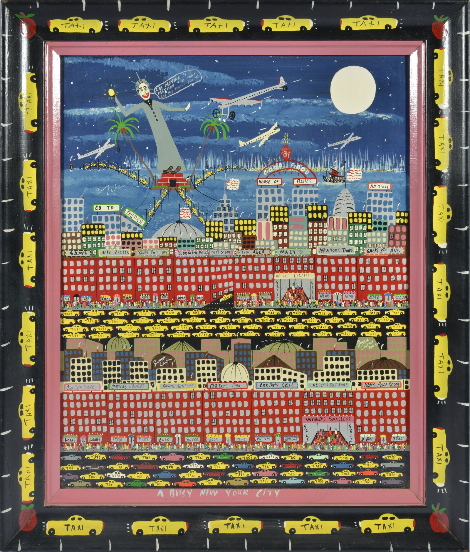 BENNY CARTER (1943 - 2014) MASTER PIECE PAINTING (1 of 8)