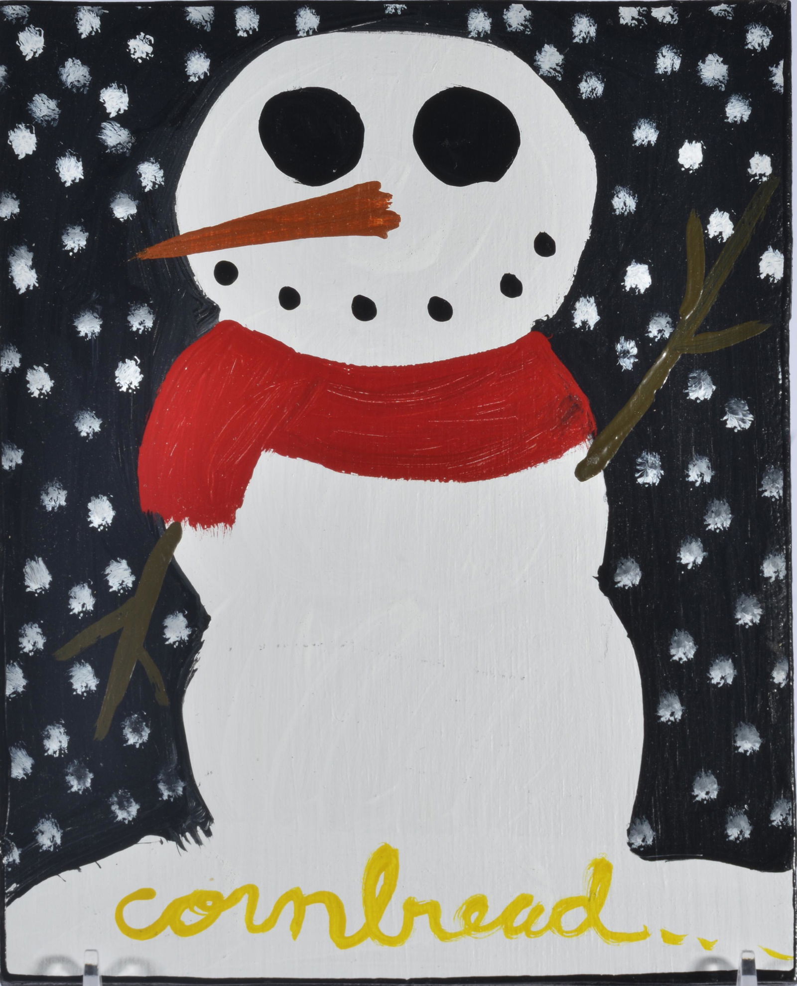 JOHN "CORNBREAD" ANDERSON FOLK ART PAINTING (1 of 2)