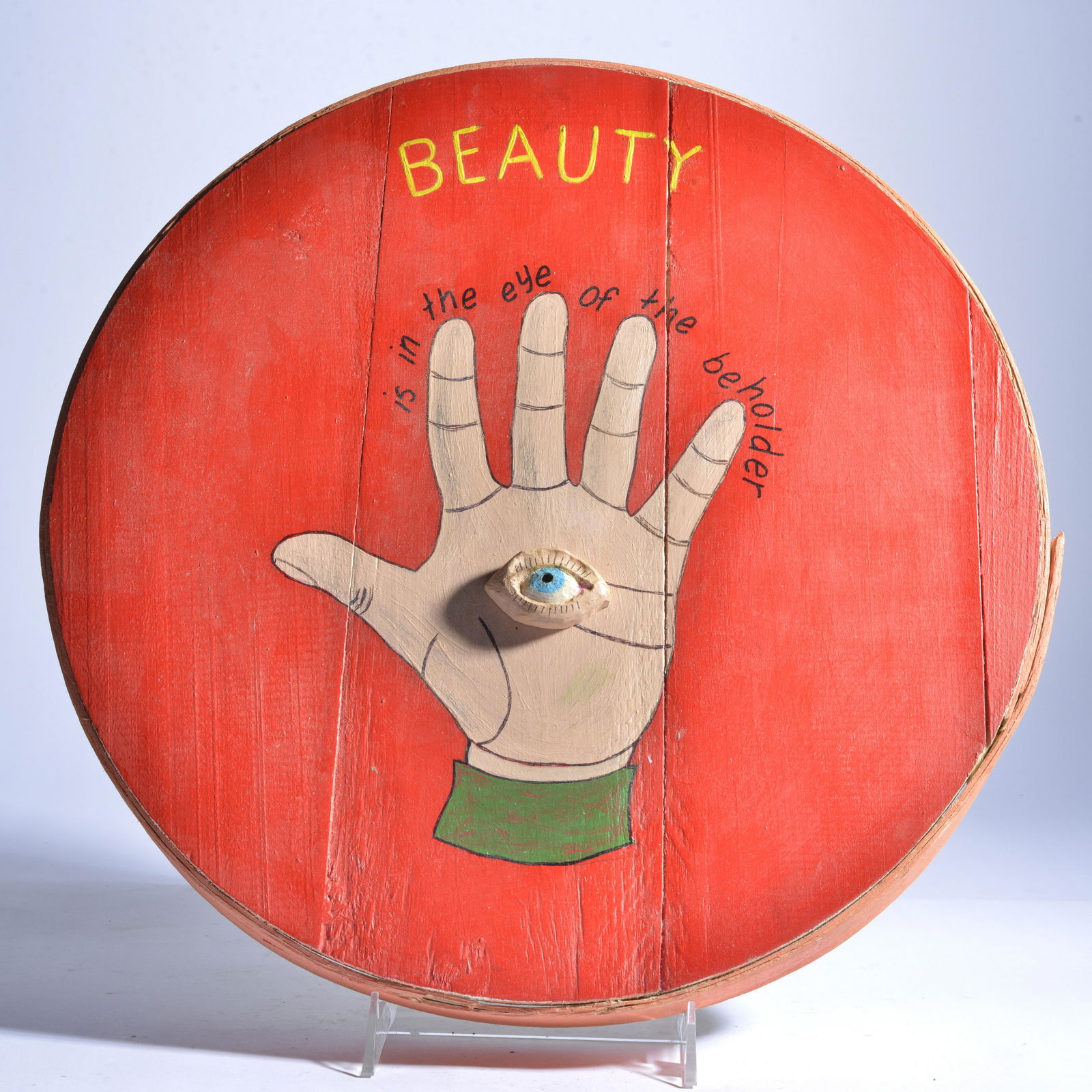 DEACON MAN TOM STECK FOLK ART (1 of 2)