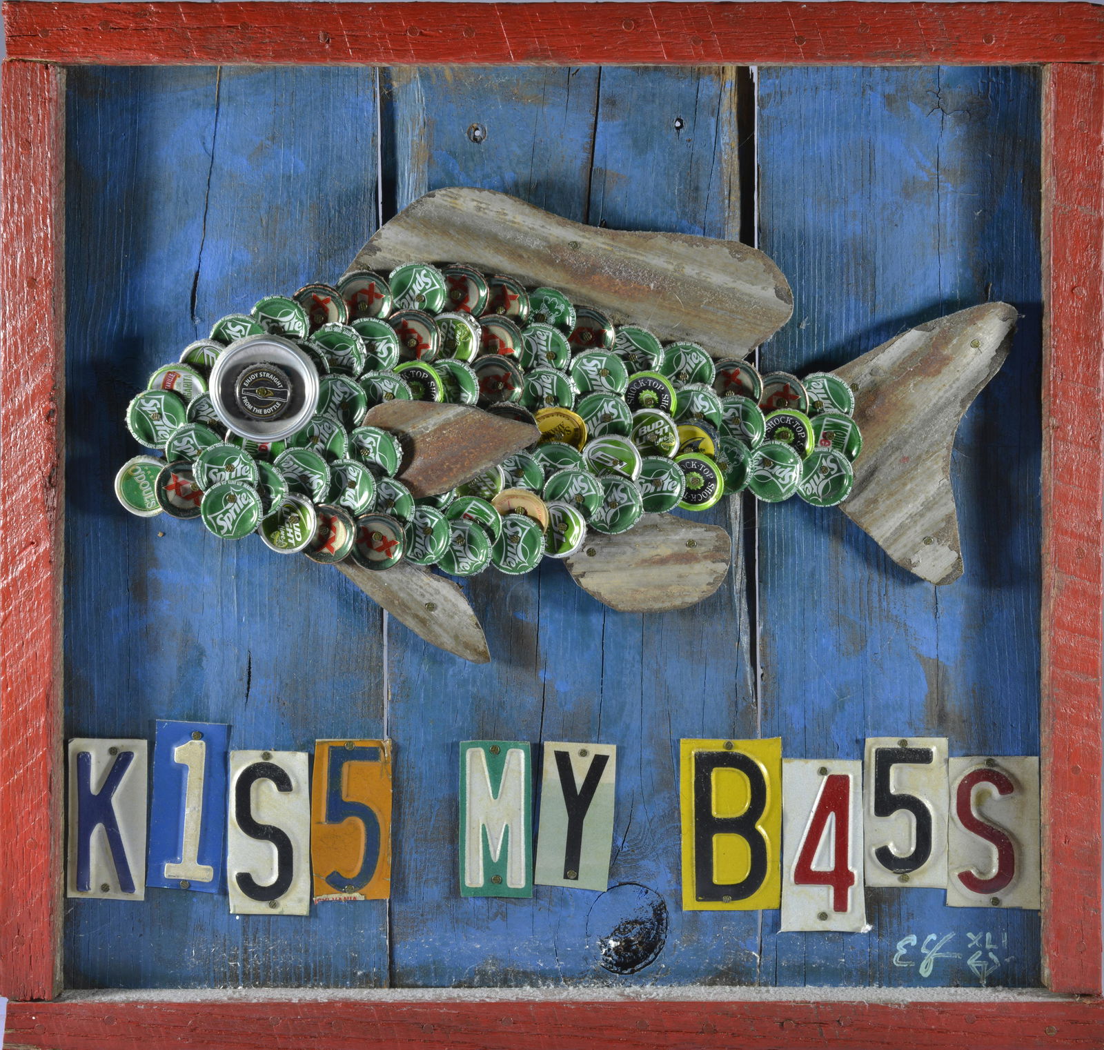 ERIC CUNNINGHAM FOLK ART FISH (1 of 4)