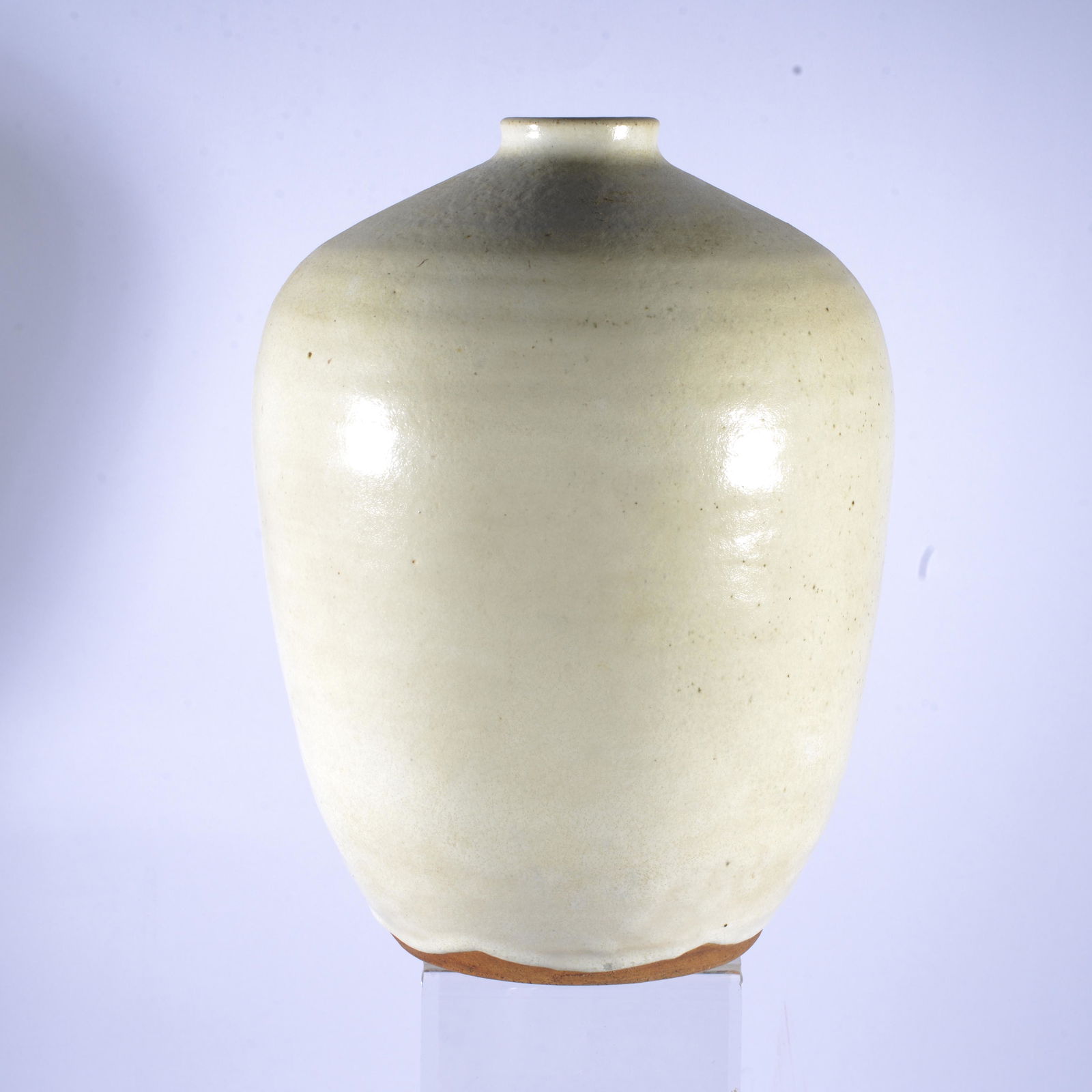 BEN OWEN MASTER POTTER EGG SHELL WHITE GLAZE MONUMENTAL VASE (1 of 3)