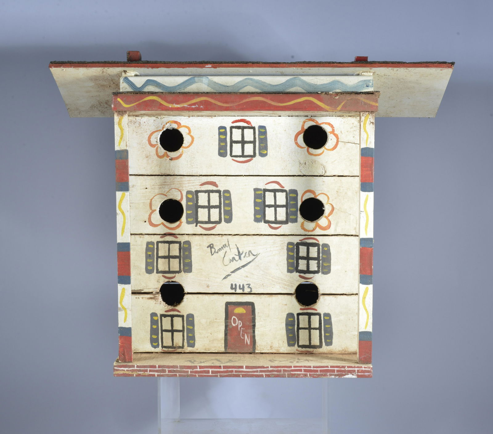 BENNY CARTER (1943 - 2014) white bird house (1 of 3)