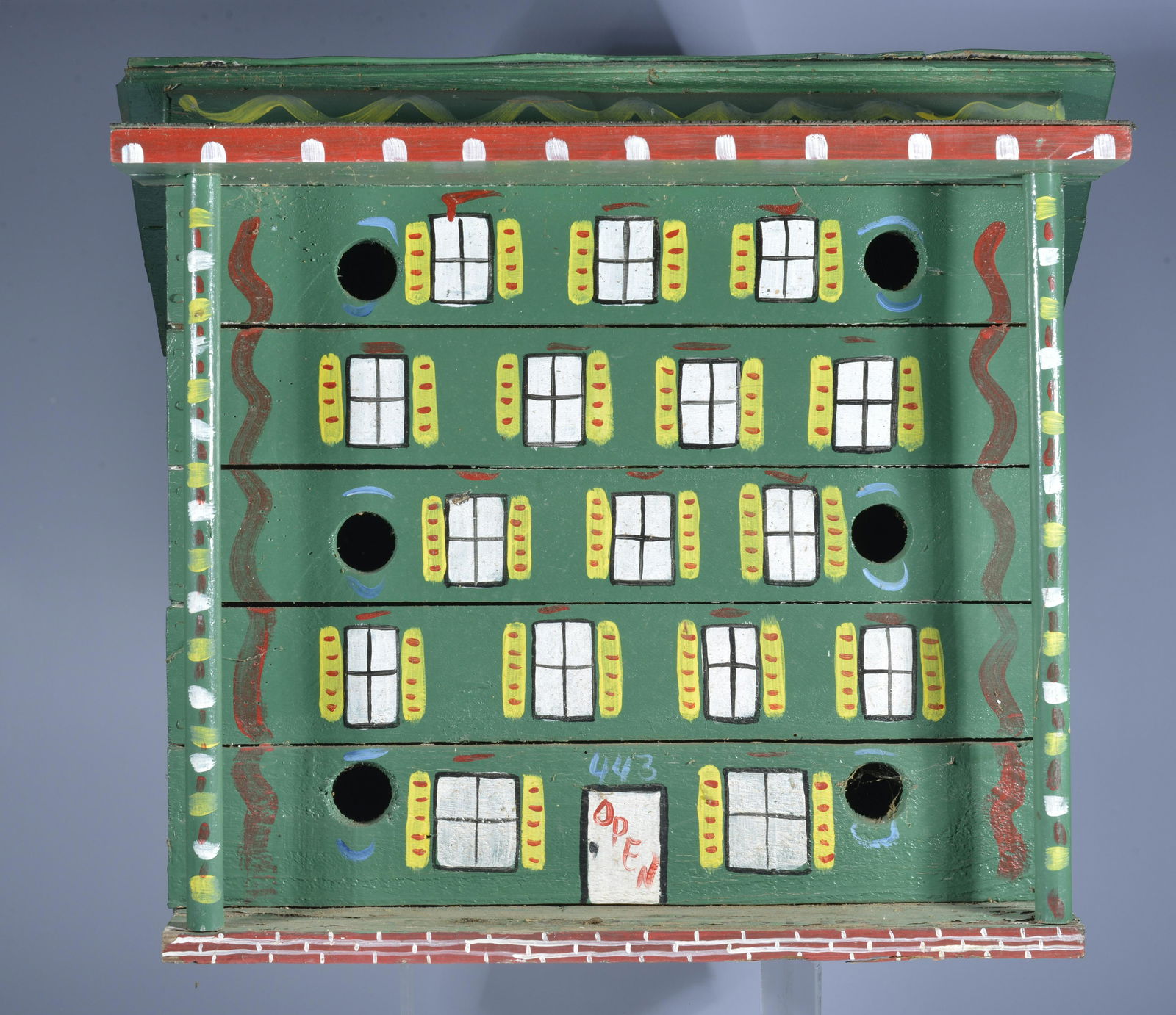 BENNY CARTER (1943 - 2014) green bird house (1 of 3)