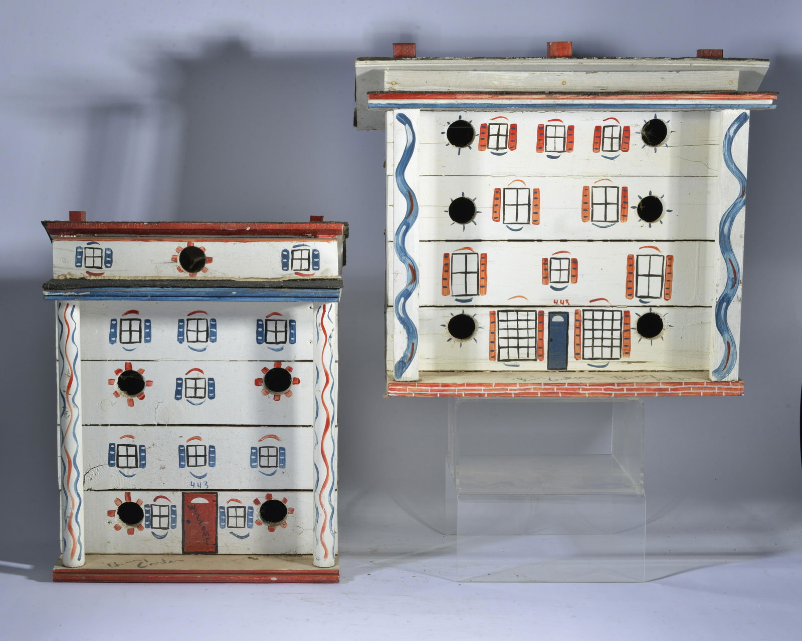 BENNY CARTER (1943 - 2014) 2x bird houses (1 of 4)