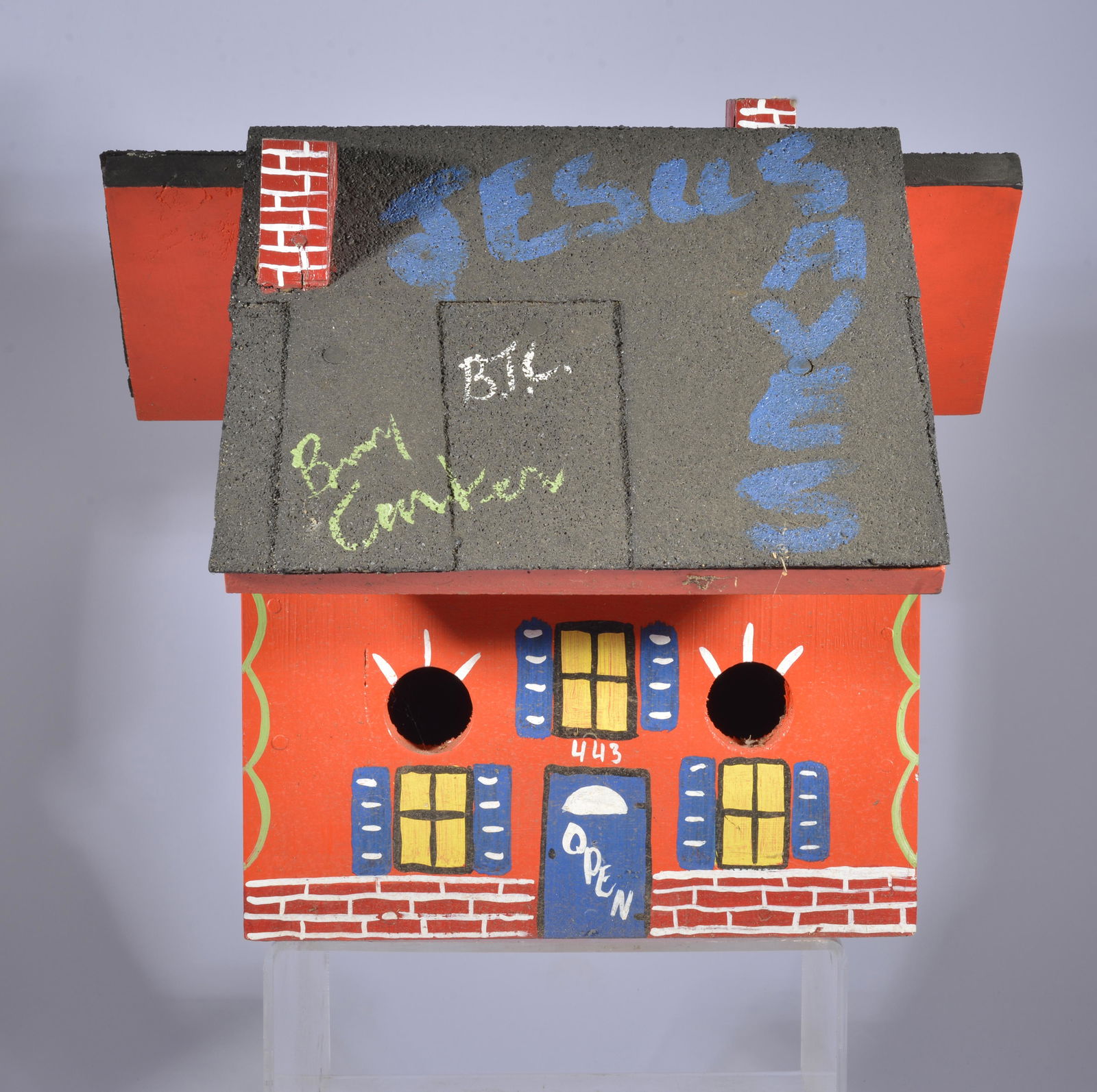 BENNY CARTER (1943 - 2014) orange bird house blue door (1 of 4)