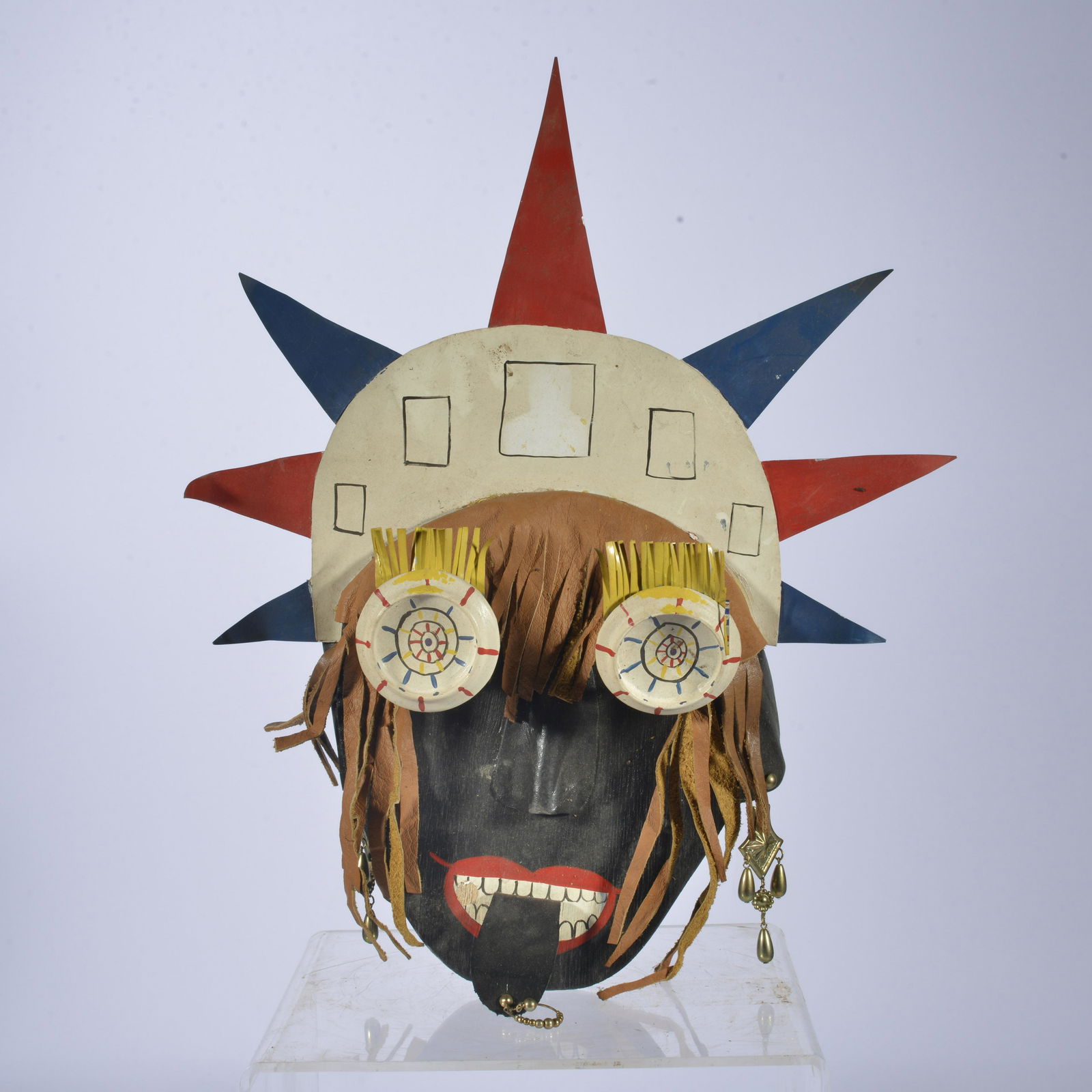 BENNY CARTER FOLK ART WOODEN FACE (1 of 2)