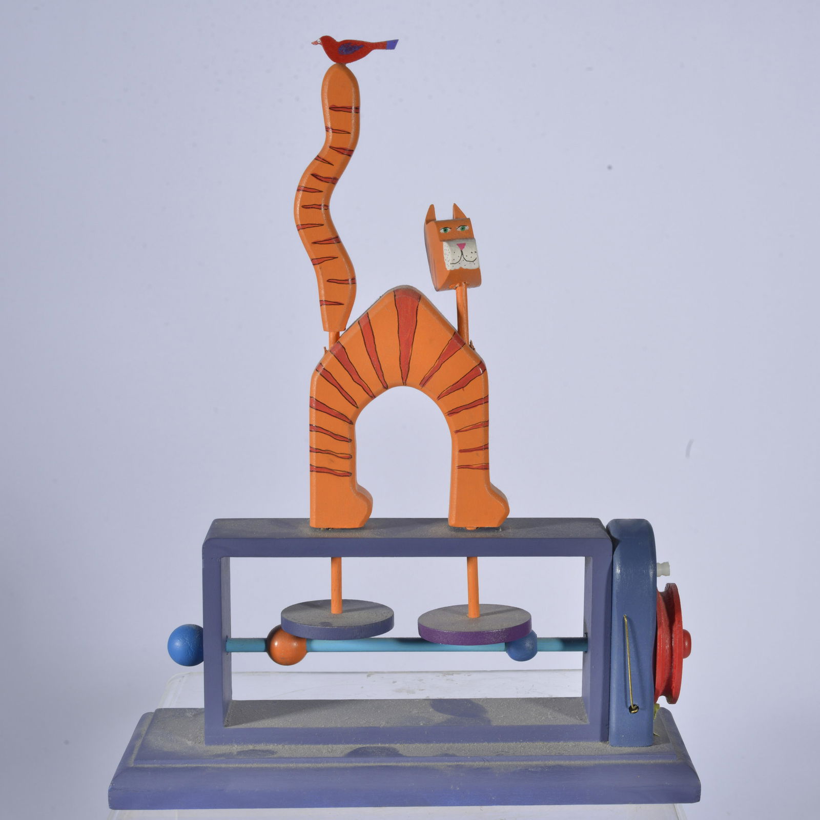 DAN TURNER FOLK ART CAT WHIRLIGIG (1 of 3)